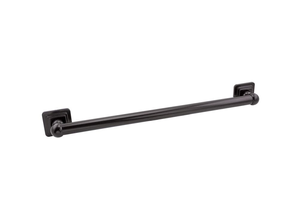 Project Source Grab bar 24-in Oil Rubbed Bronze Wall Mount ADA Compliant Grab Bar (500-lb Weight Capacity)