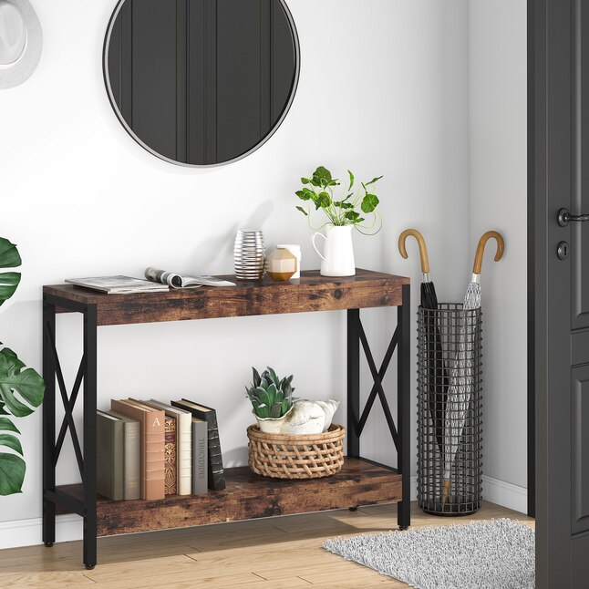 Tribesigns Hoga C0553 Industrial Brown, Do I Need A Console Table