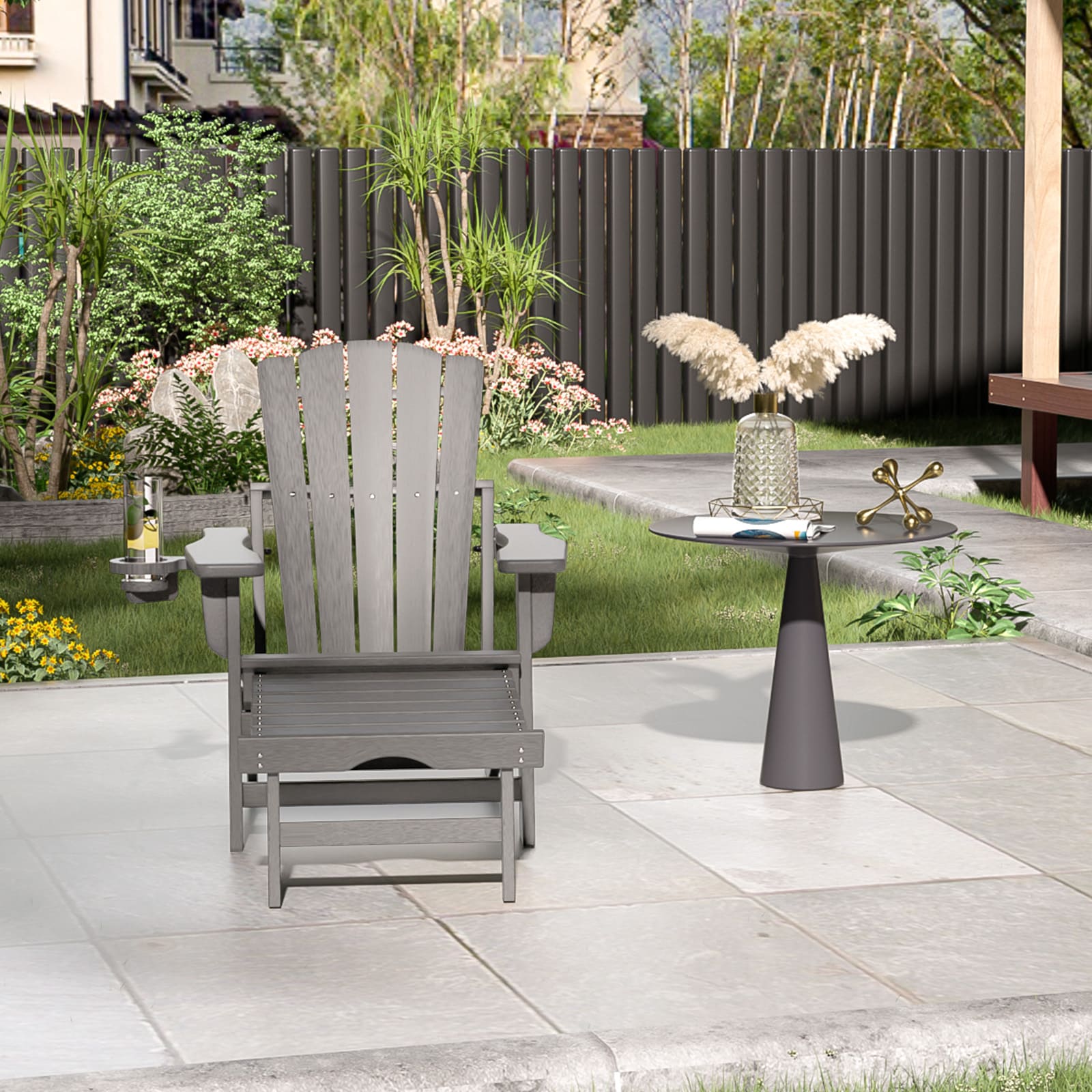GARSING AC-GRAY Patio-Chairs - View #4