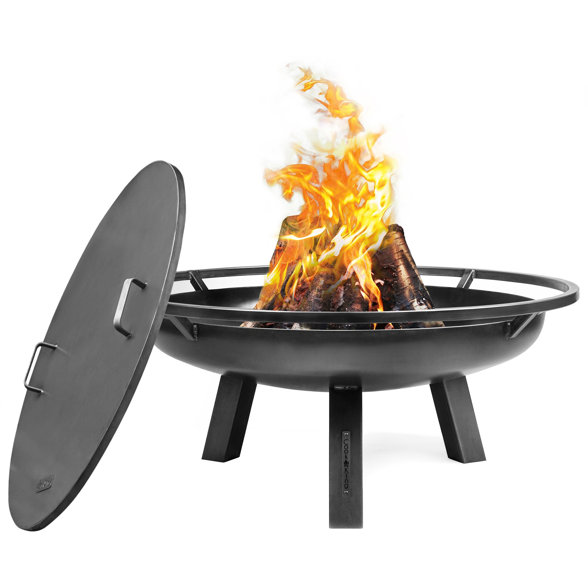 Good Directions 111267C 37.4-in W Black Steel Wood-Burning Fire Pit