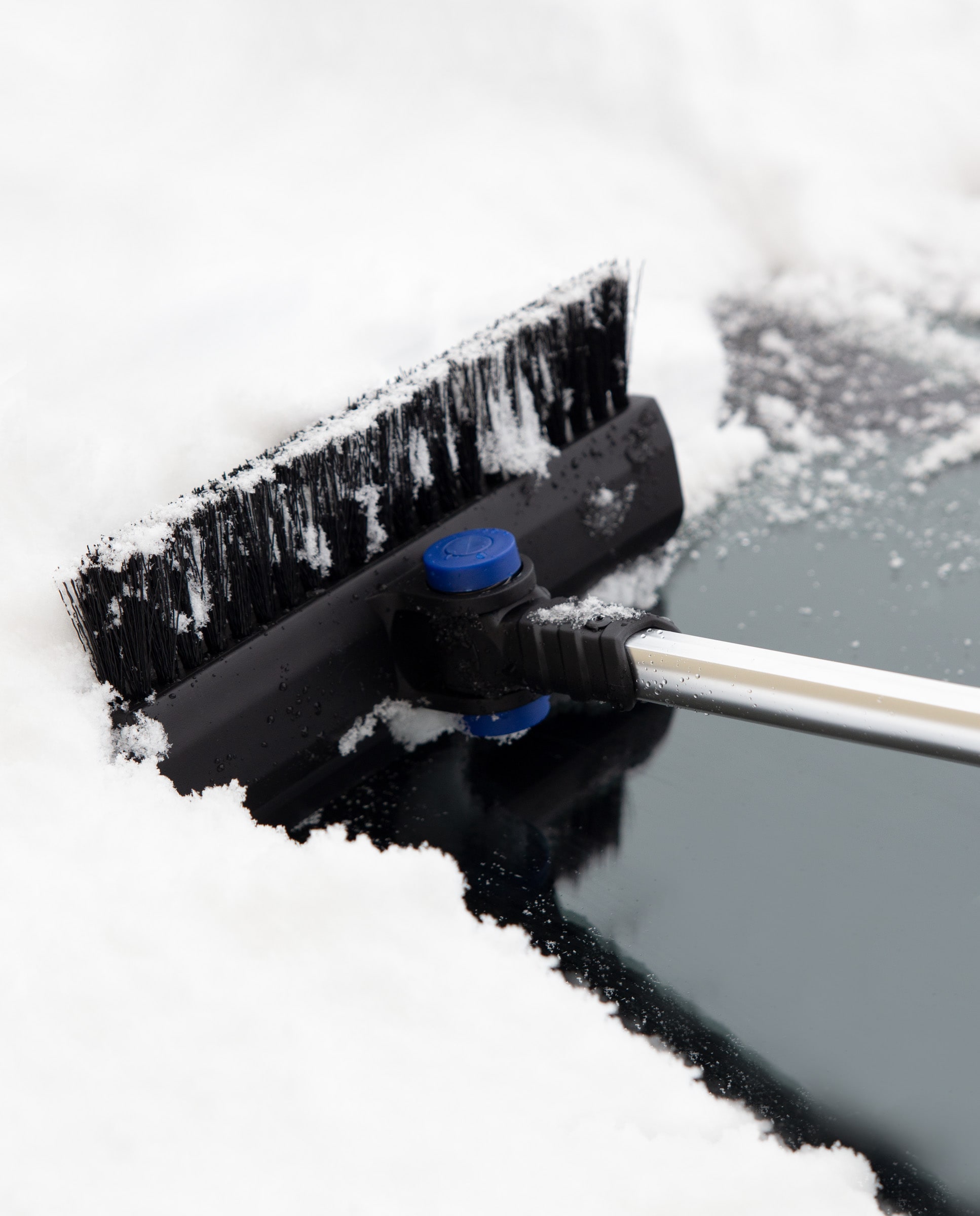 34 Extendable Ice Scrapers for Car Windshield 2-In-1 Snow Brush