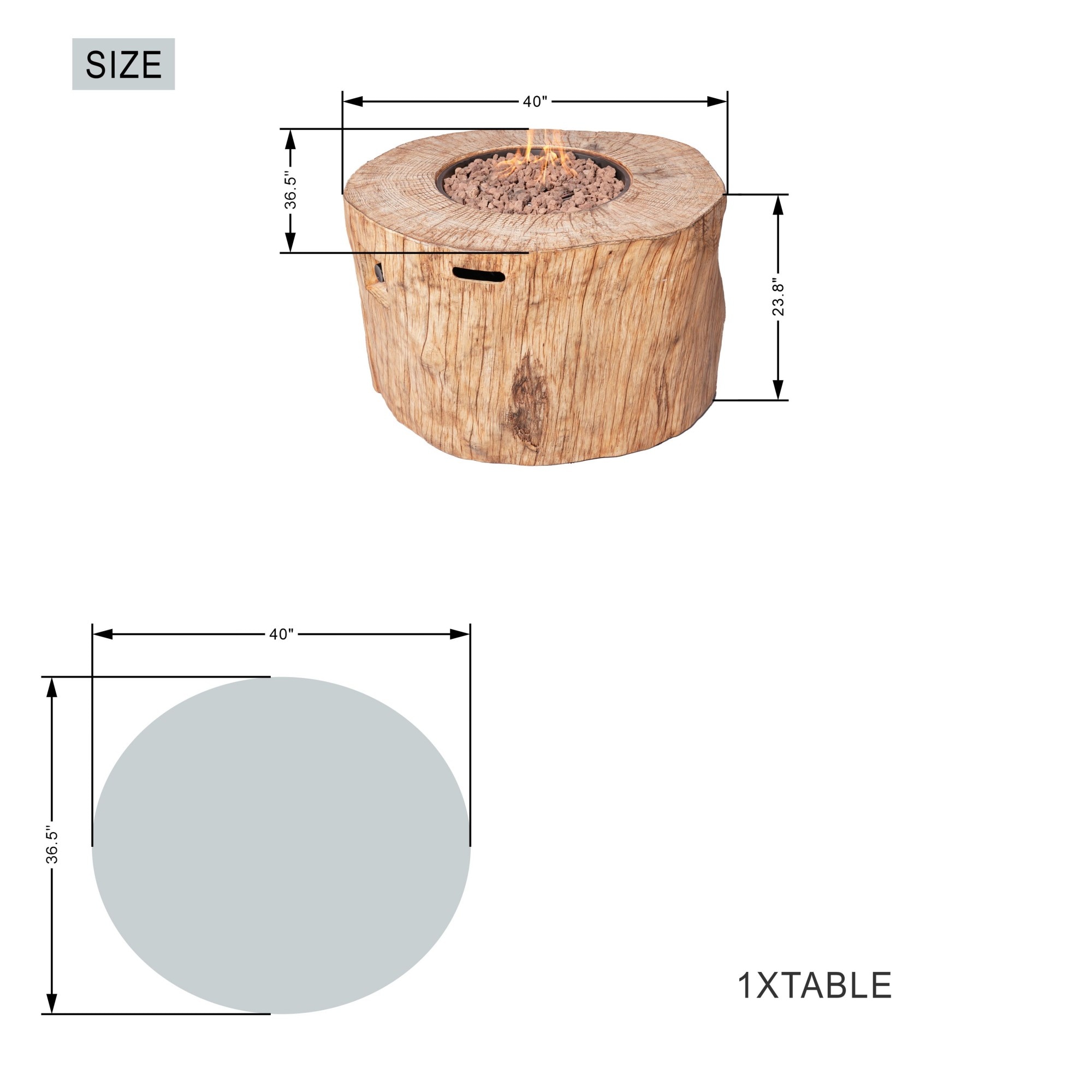 Direct Wicker DWG-218034C-BR Patio-Dining-Sets - View #5
