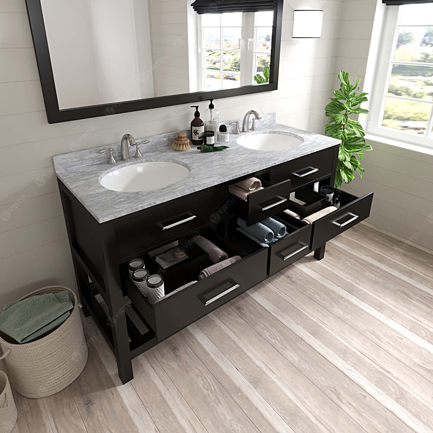 Virtu USA MD-2260-WMRO-ES-011 Bath-Vanity-Combo - View #4