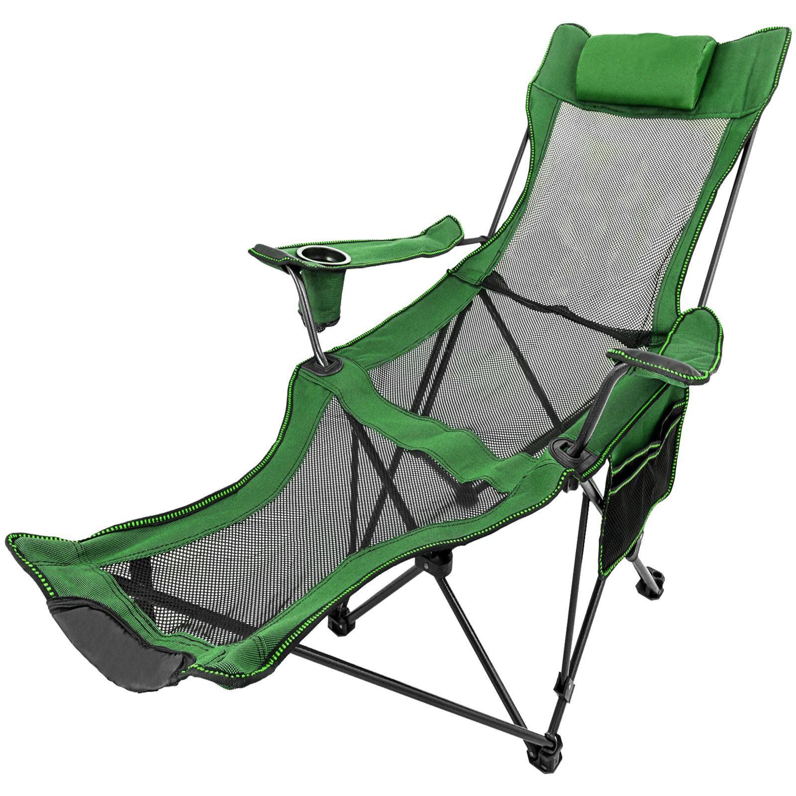 VEVOR Polyester Oxford Folding Beach Lounger (Adjustable) in the