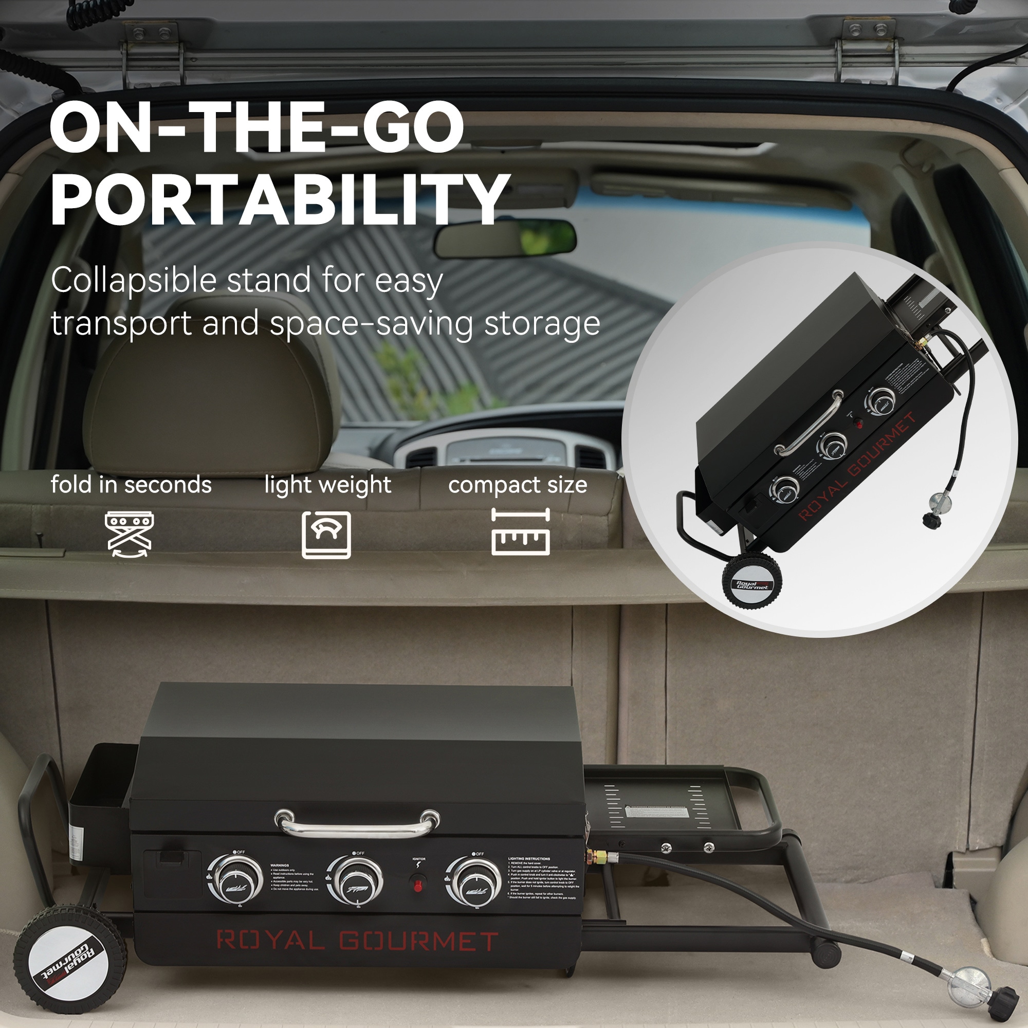 Royal Gourmet PD3001 Tabletop-Grills - View #10