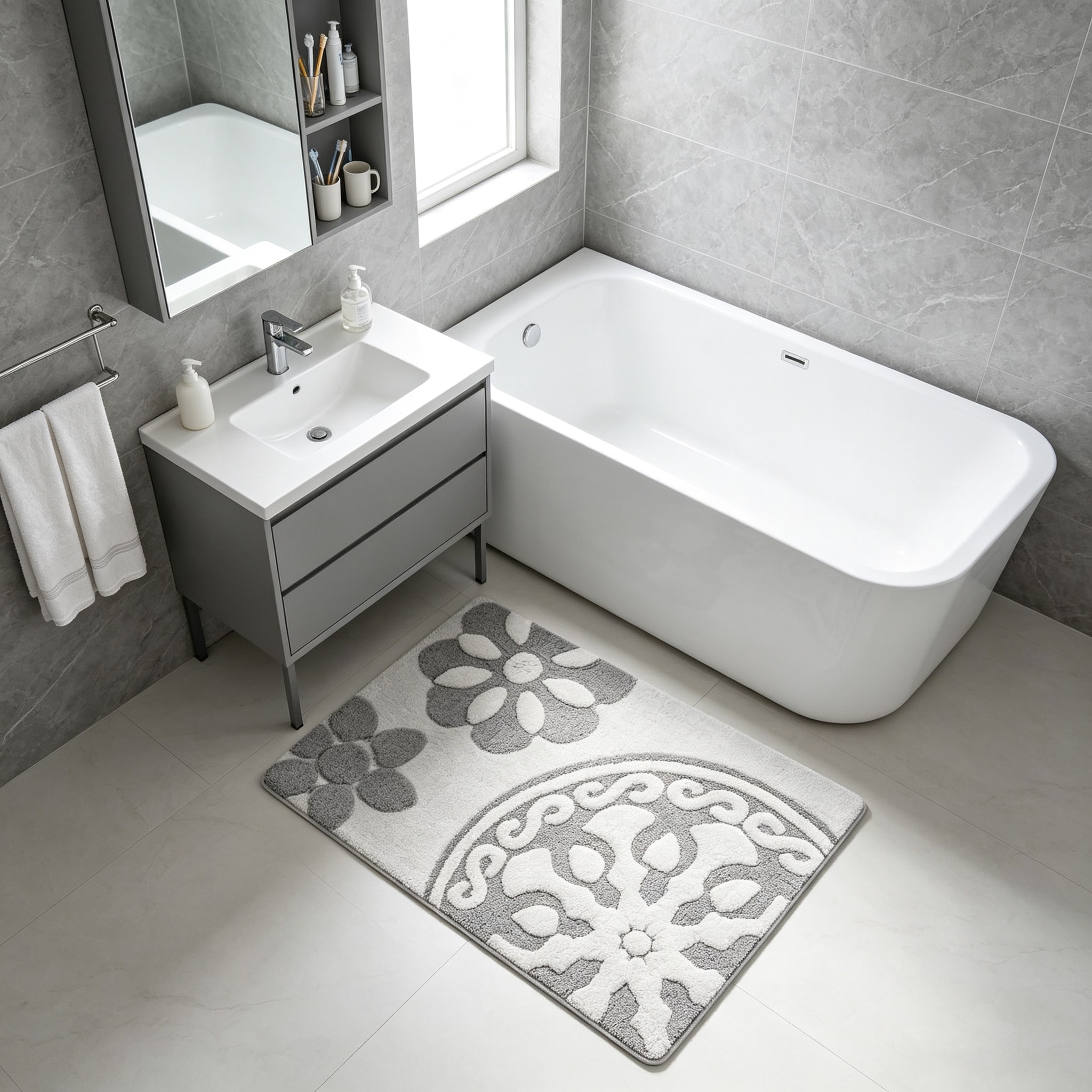 FUIOP MYUT BATHR11 Bath-Rugs - View #2