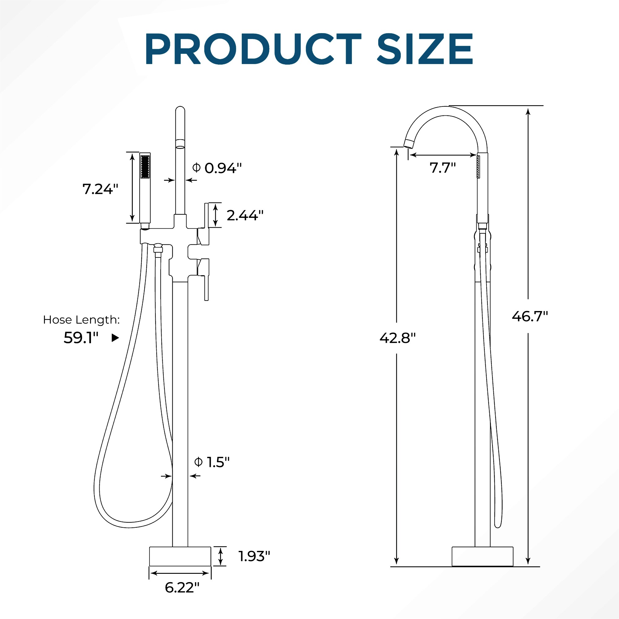 FORIOUS LL01020CH Roman-Tub-Faucets - View #13