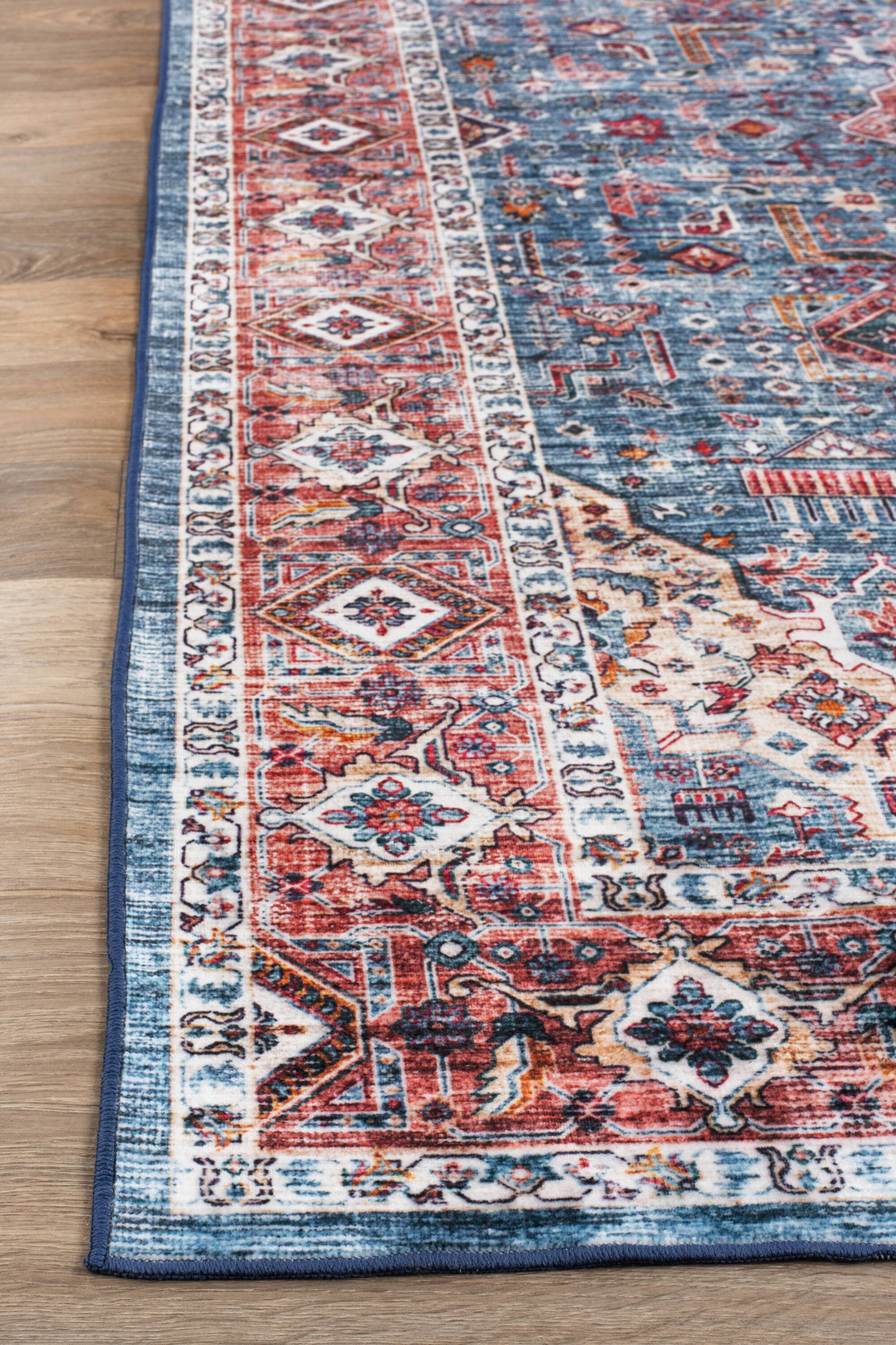 World Rug Gallery 7024BLUE5X7 rugs - View #7