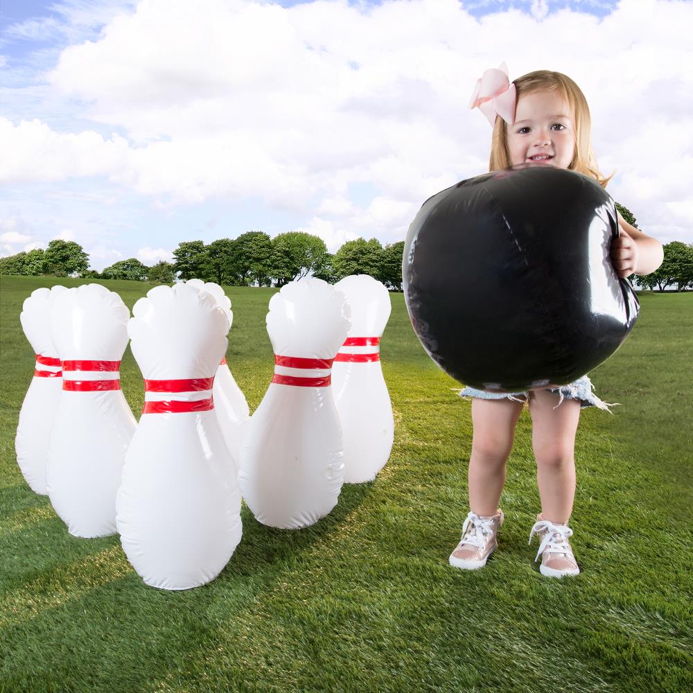 Family Games Bowling Inflatable Toys Giant Yard Party Outdoor Games All Ages Fam 