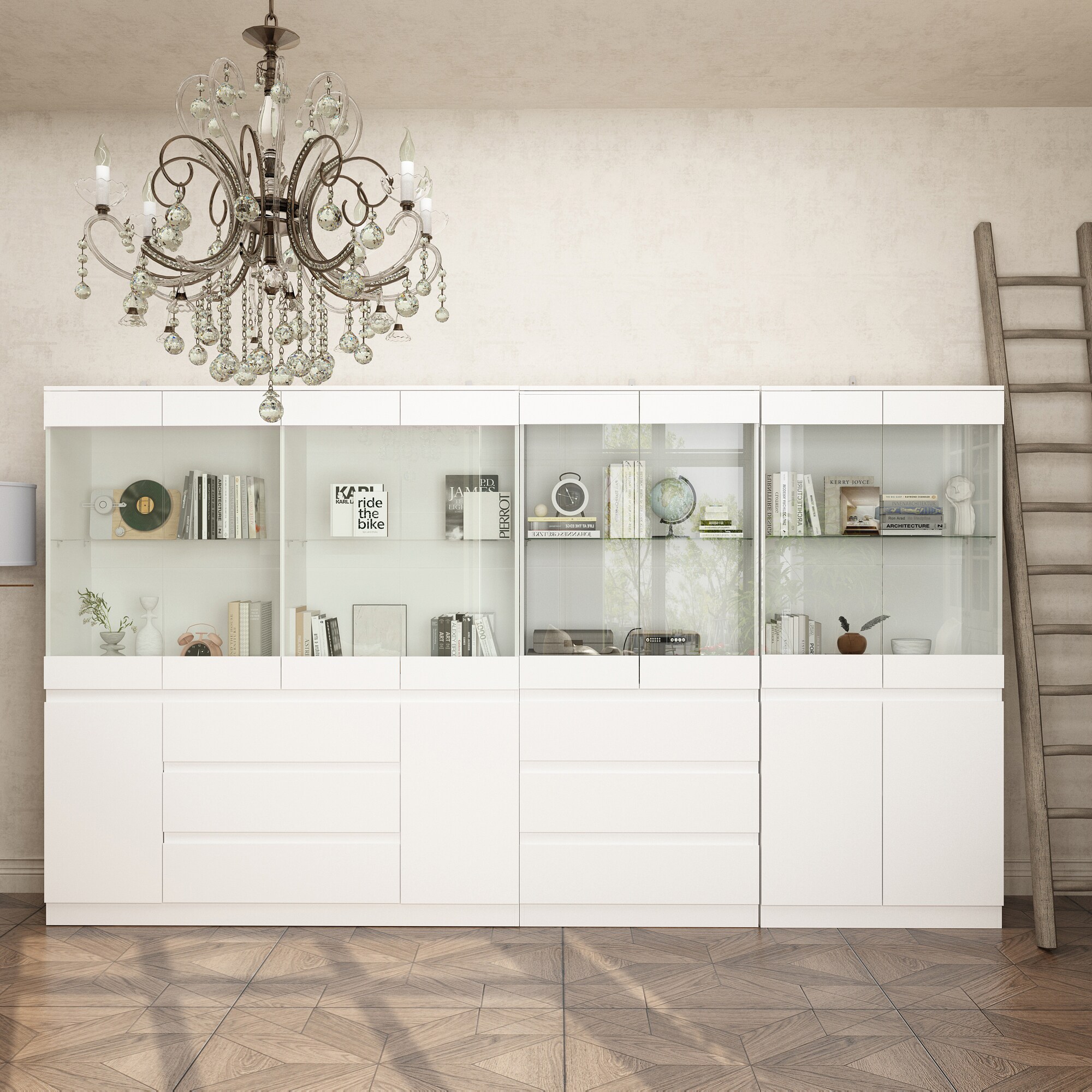 FUFU&GAGA KF020441+442+444L bookcases - View #2
