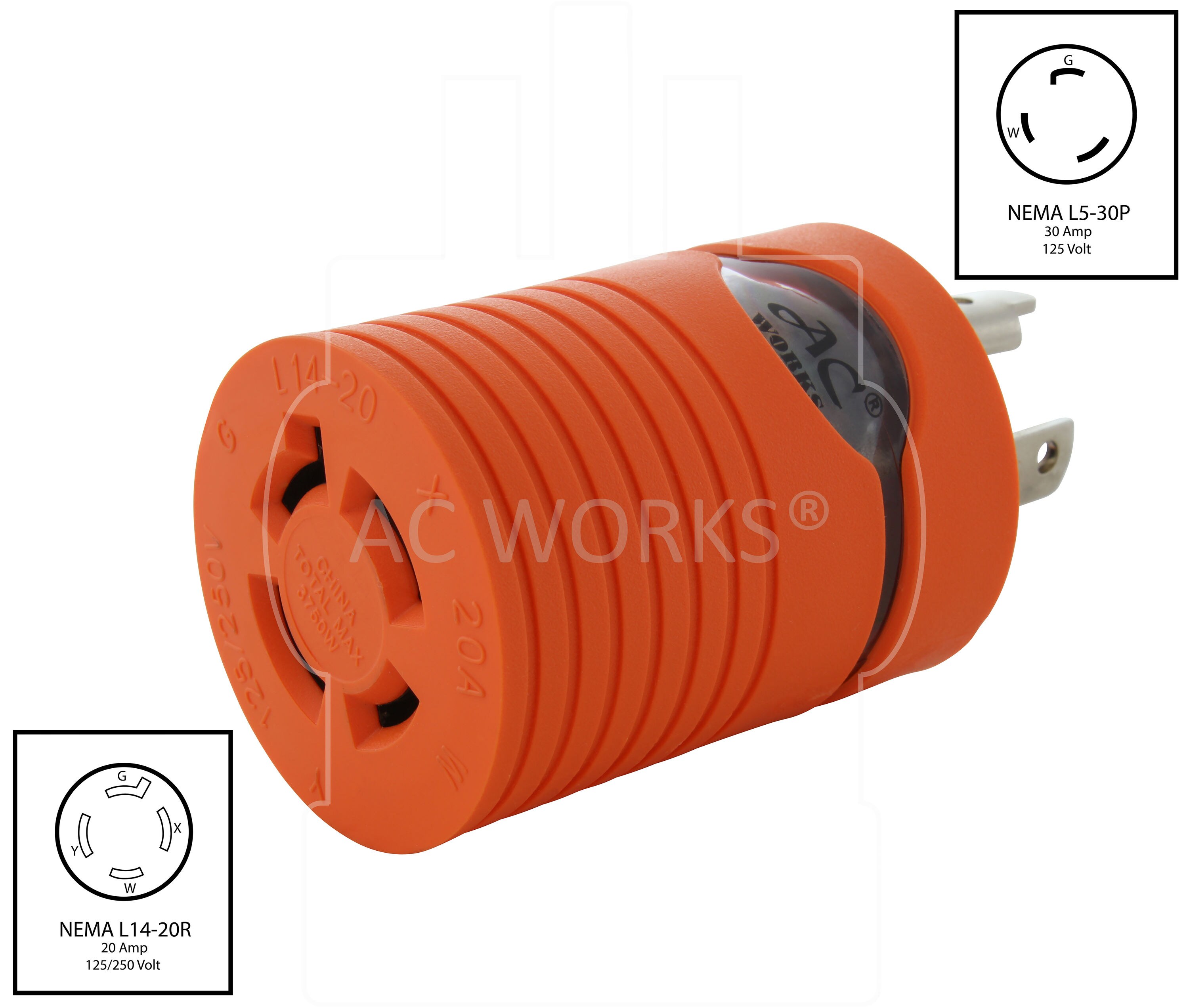 AC WORKS ADL530L1420 Power-Outlet-Taps - View #2