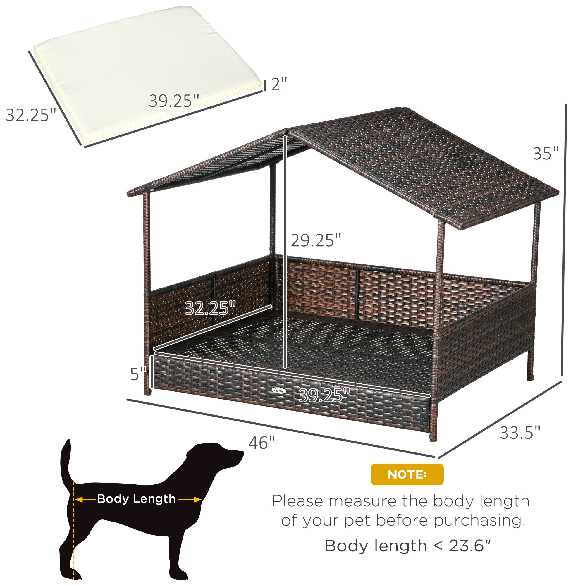 PawHut D02-184V00MB Pet-Beds - View #3