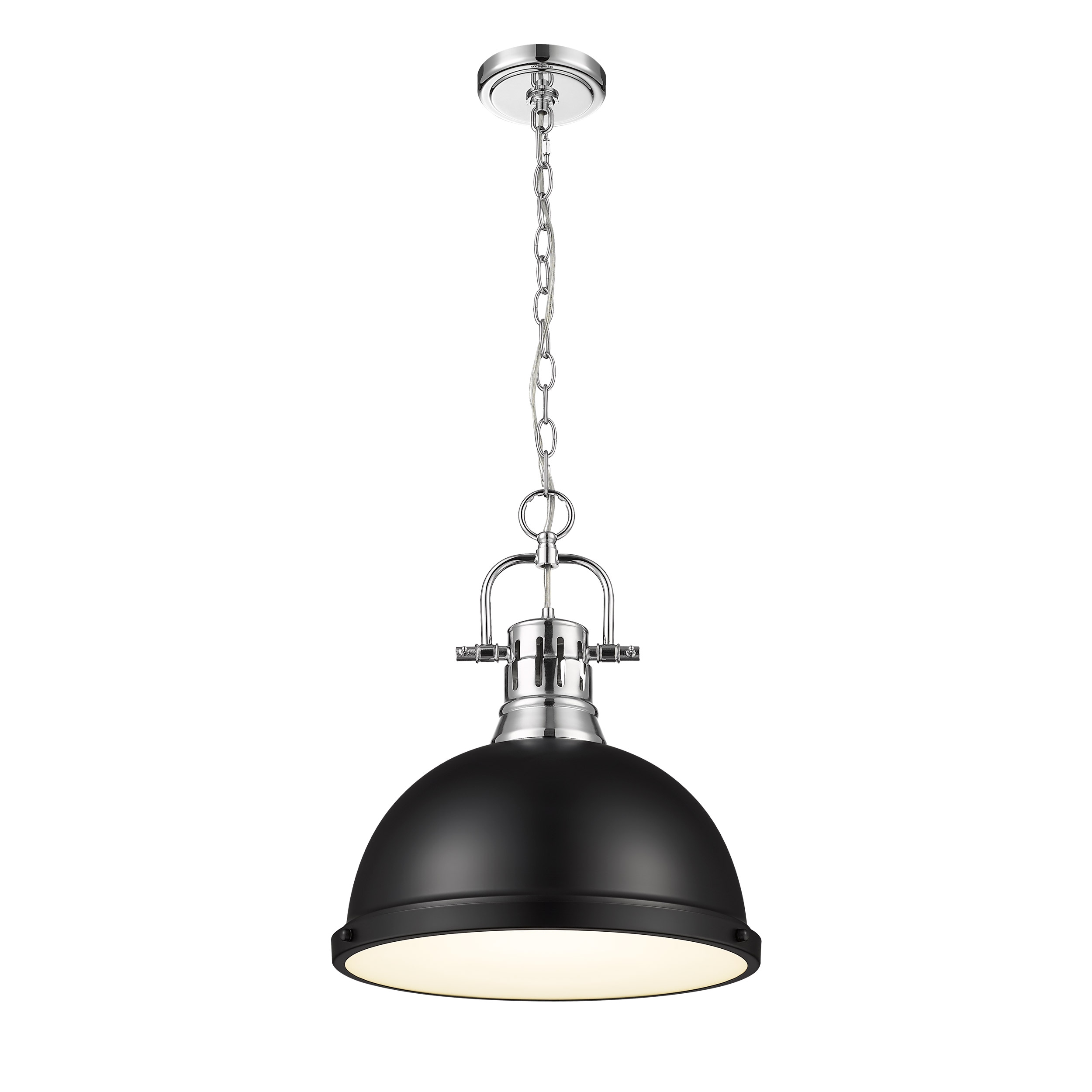 Golden Lighting 3602-L CH-BLK Pendant-Lights - View #2