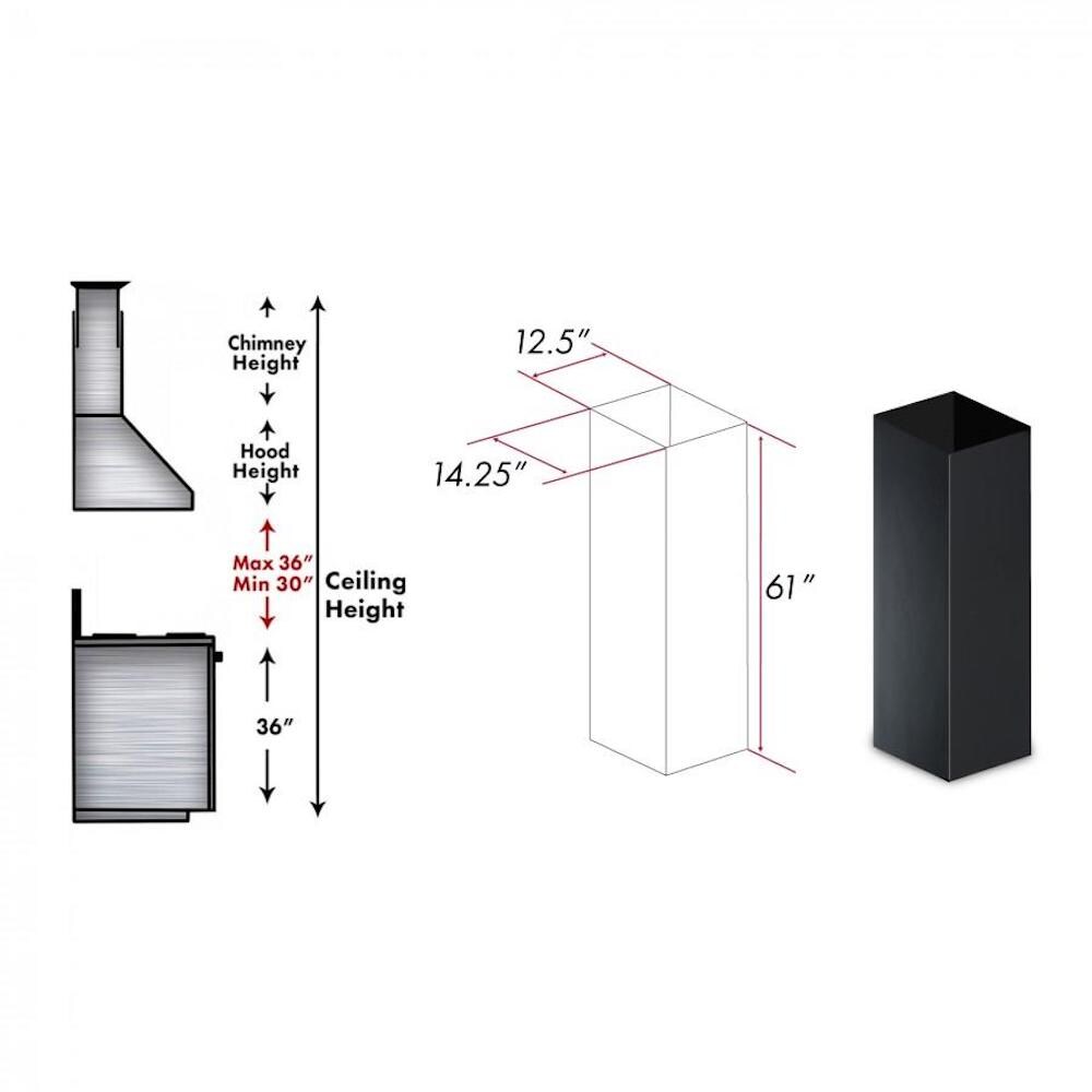 zline chimney extension