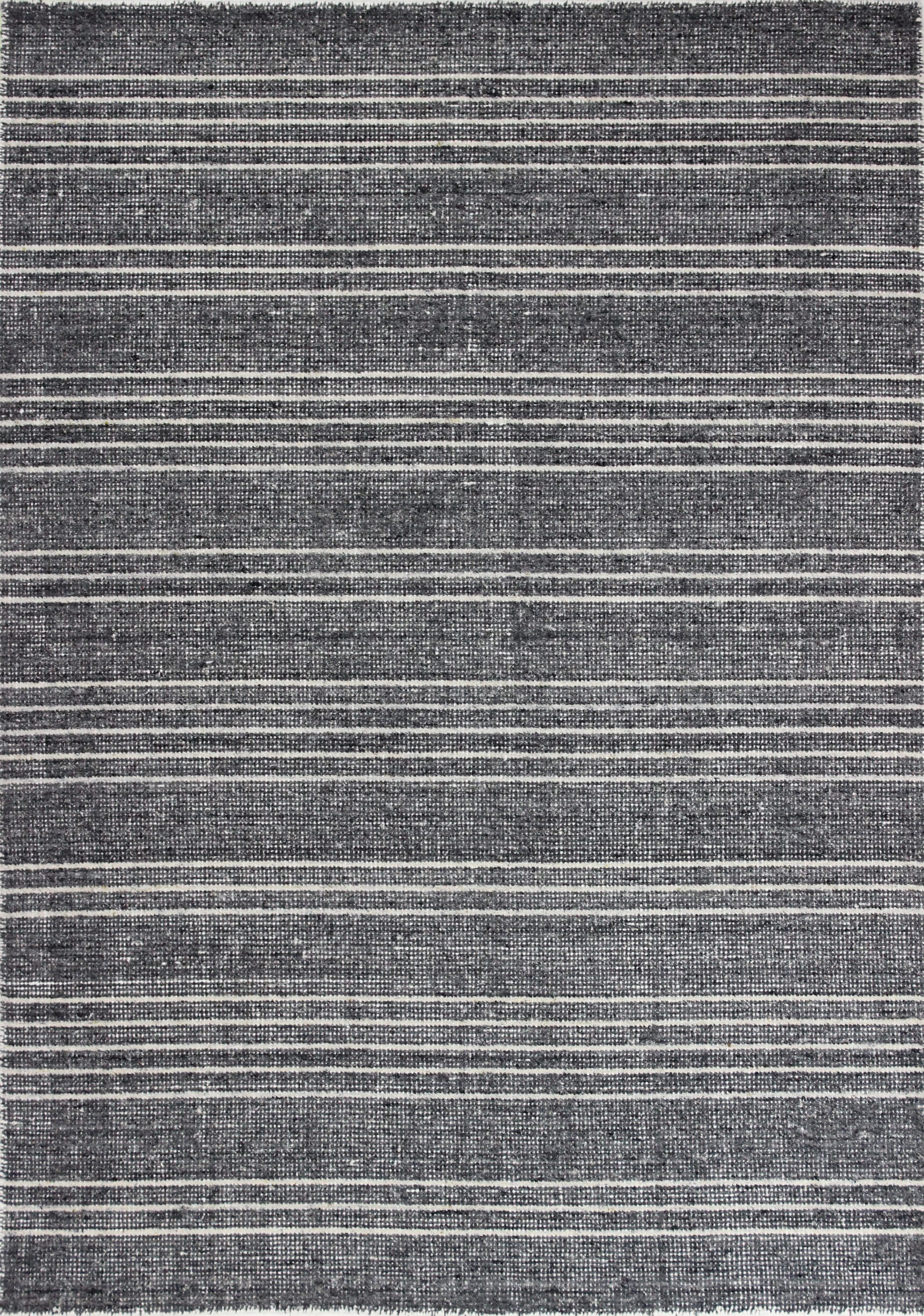 Bashian 649652296487 4 x 6 (ft) Loomed Wool Charcoal Rectangular Indoor Geometric Southwestern Area rug