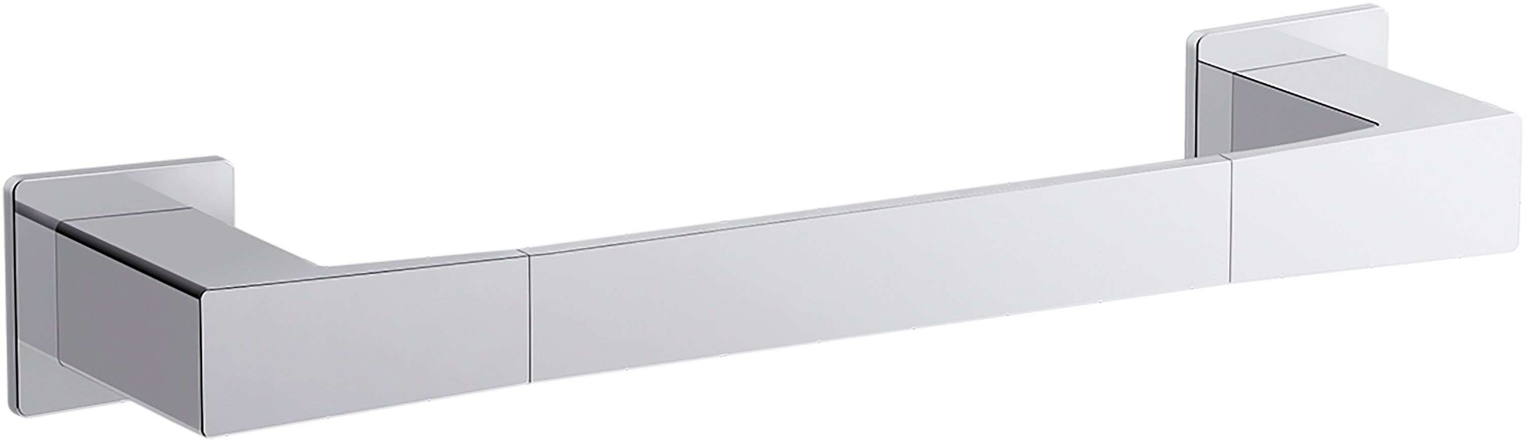 KOHLER Square 12 in. Wall Mounted Towel Bar in Polished Chrome