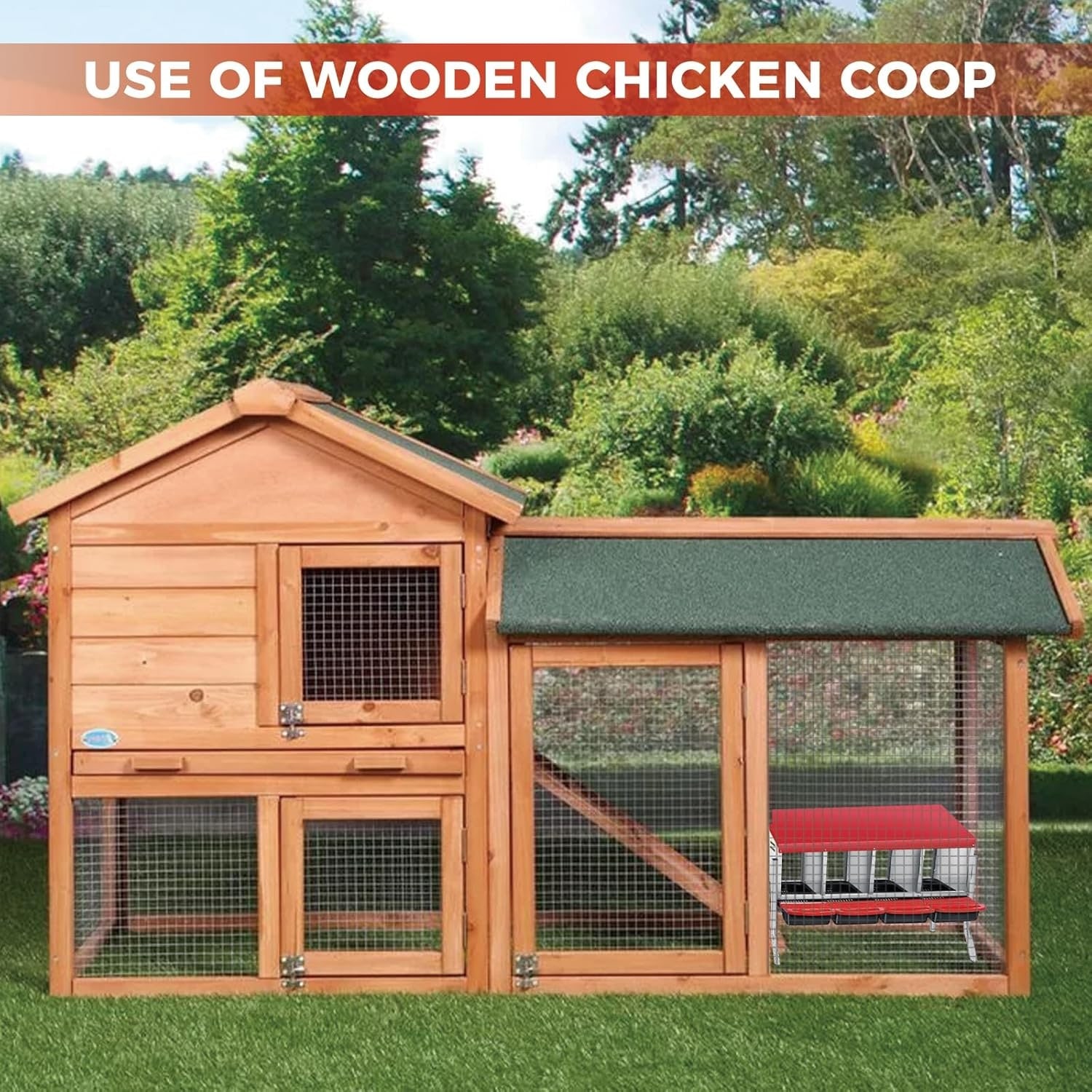Garvee IIVB-54LK120 Chicken-Coops-Rabbit-Hutches - View #5