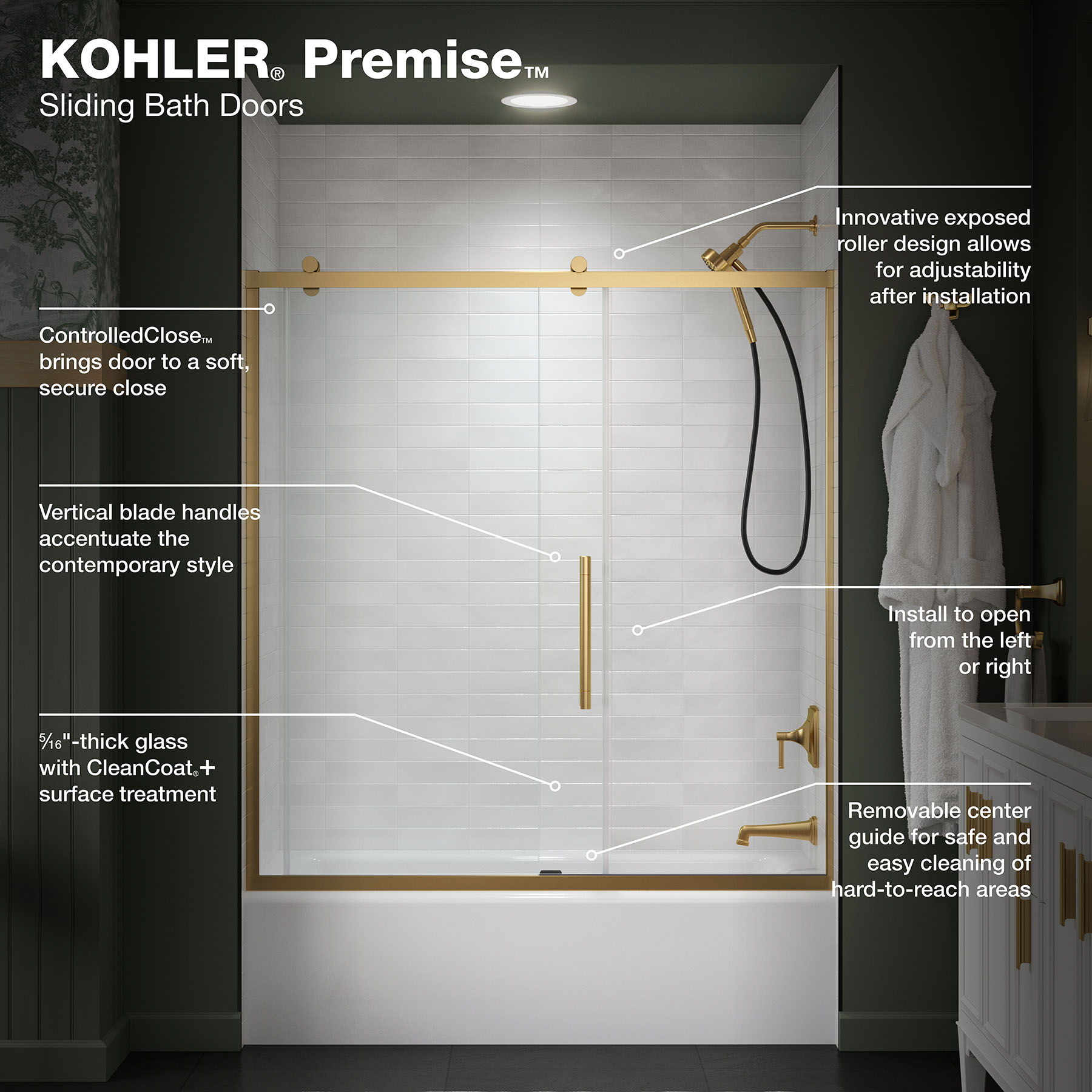 KOHLER 702473-8L-2MB Bathtub-Doors - View #6