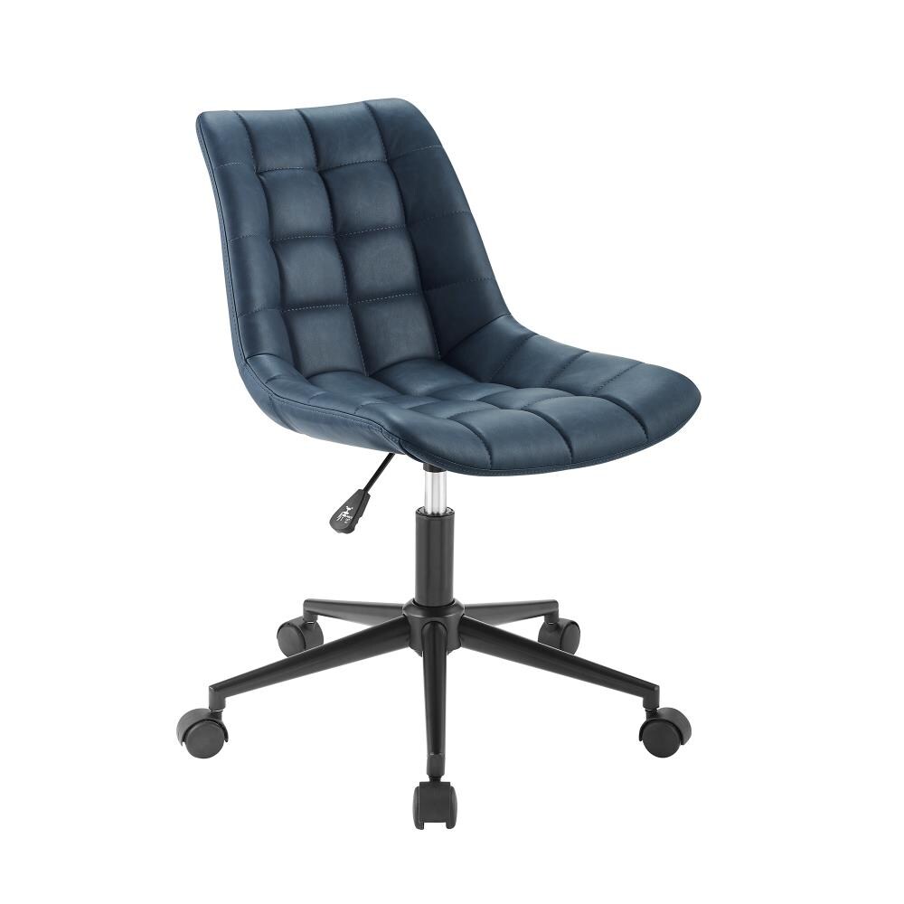 fuzzy gray desk chair