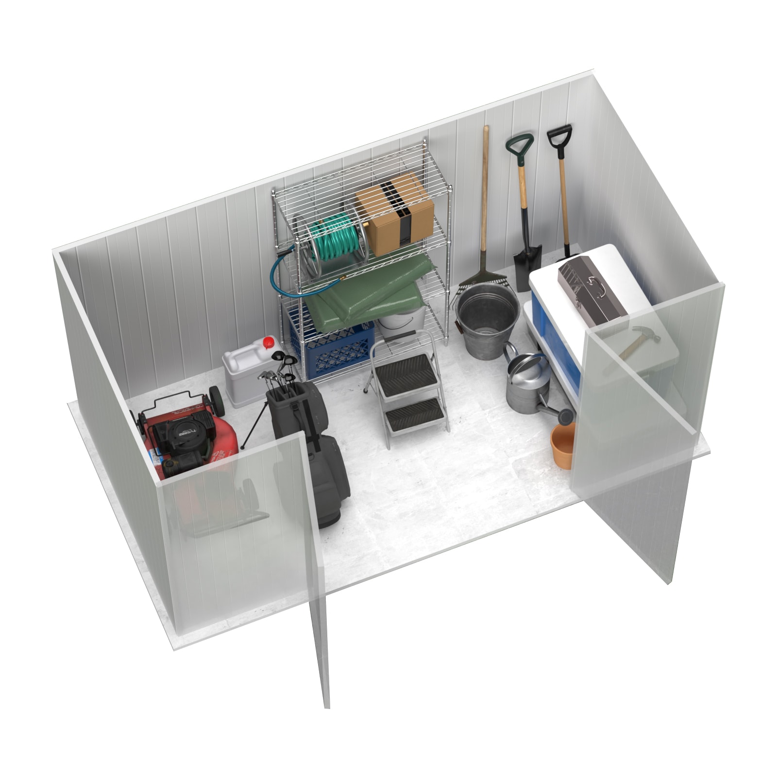 ABSCO AB1003 Metal-Storage-Buildings-Sheds - View #4