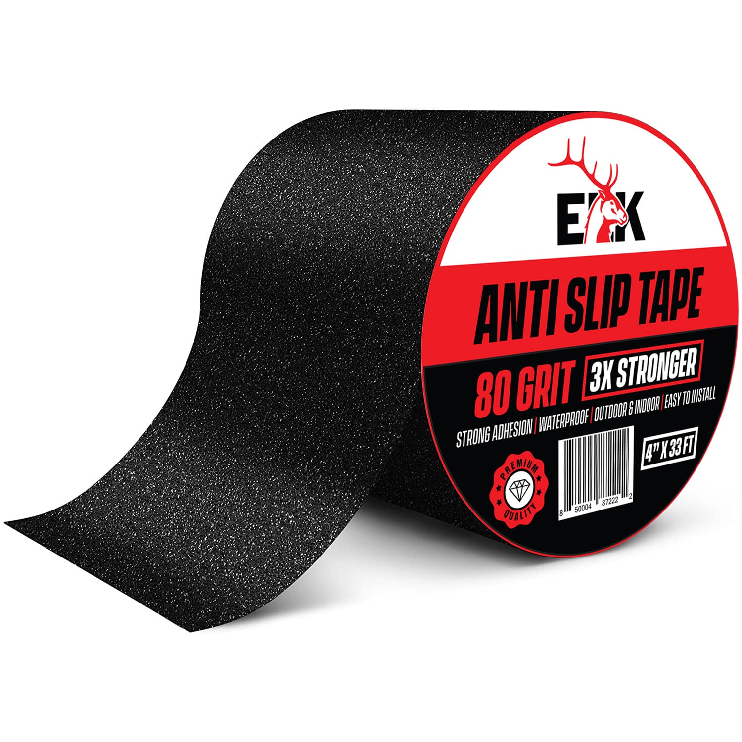 ELK 4-in x 33-ft Black Tape Roll Anti-Slip Tape