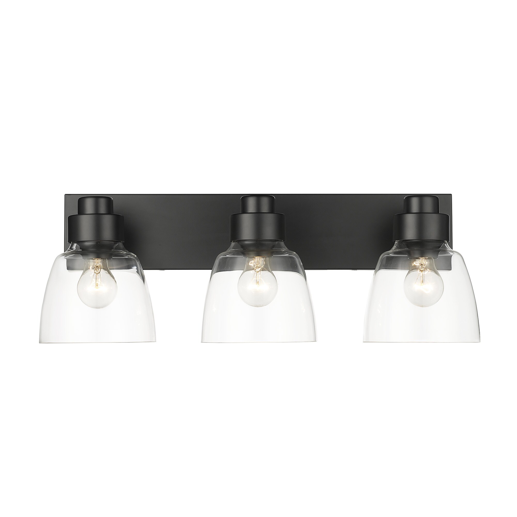 Golden Lighting 0314-BA3 BLK-CLR b089995 - View #7
