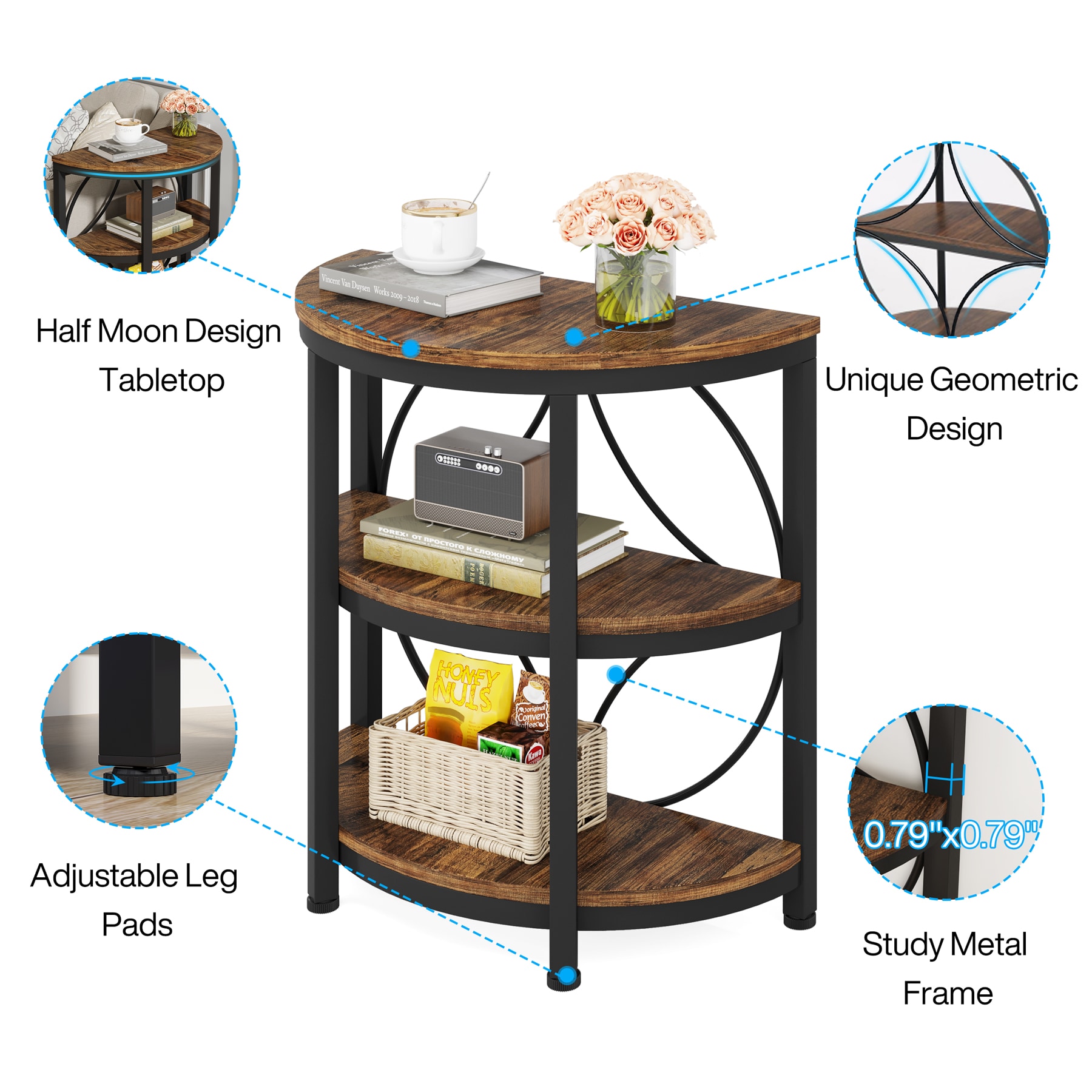 Tribesigns LWFD-JW0704 End-Tables - View #4