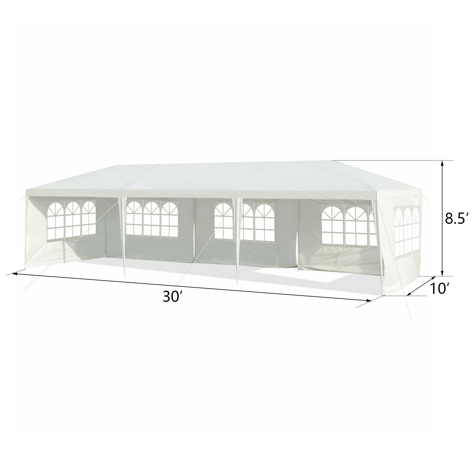 WELLFOR DOJ3935WH Canopy-Storage - View #7
