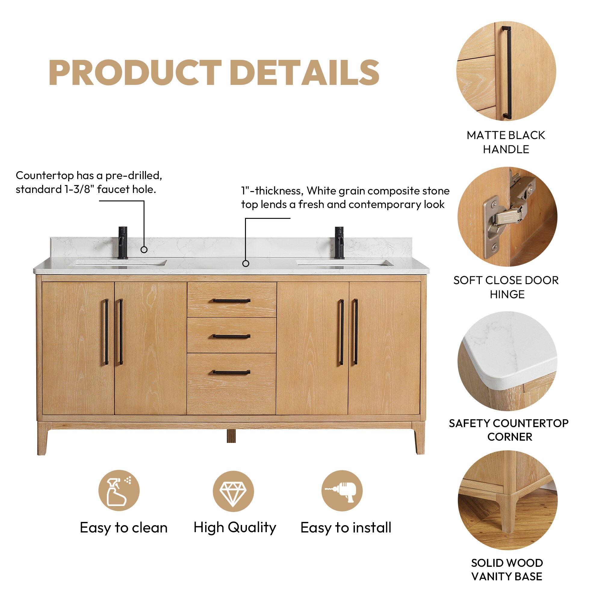 Vinnova 706772-WA-GW-NM Bath-Vanity-Combo - View #11