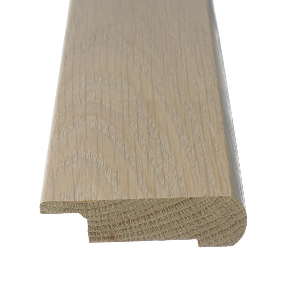 Flexco Alabaster 0.75-in T x 0.75-in W x 78-in L Solid Wood Quarter Round