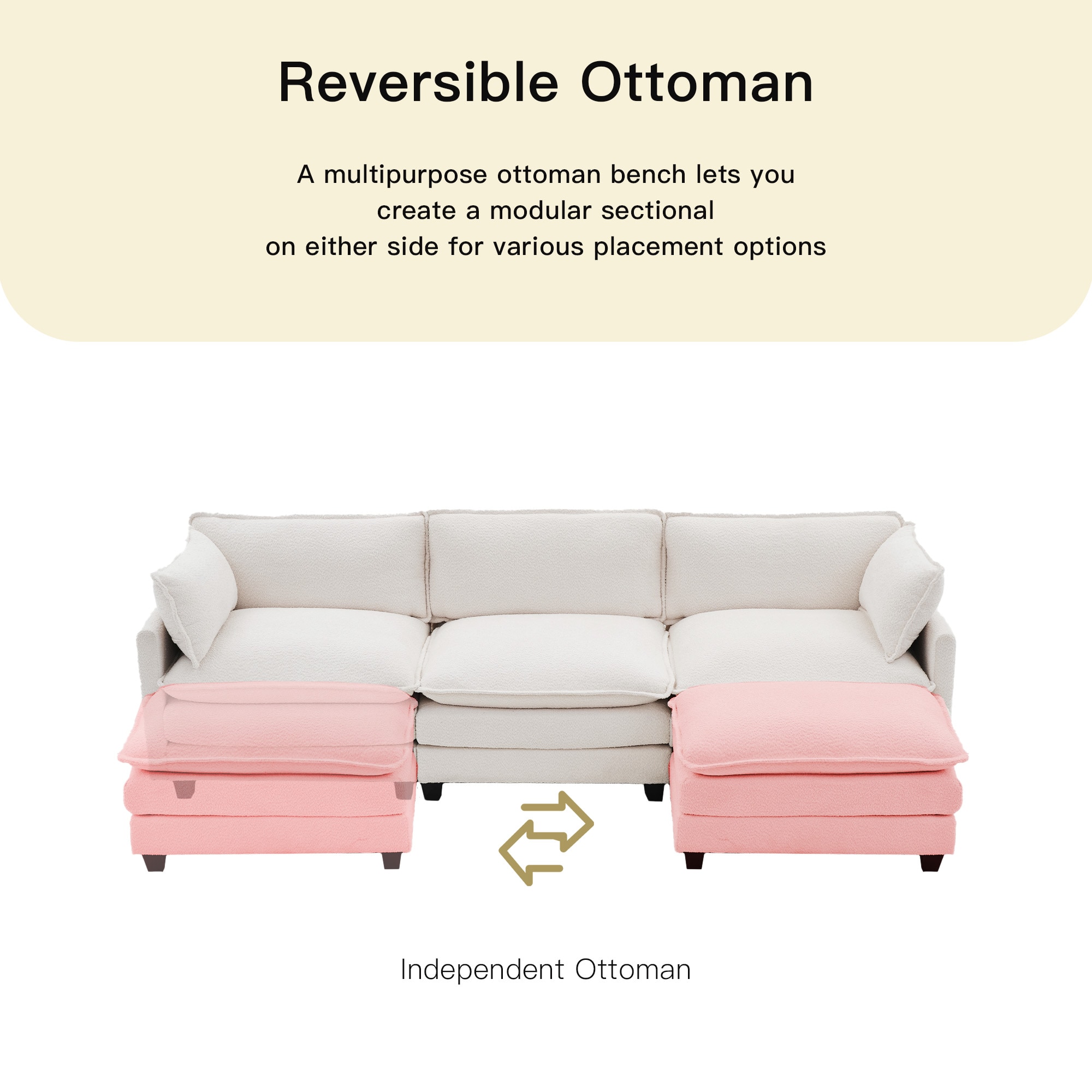 VOUA SAF-DXGQQ-BE Sofas-Loveseats - View #9