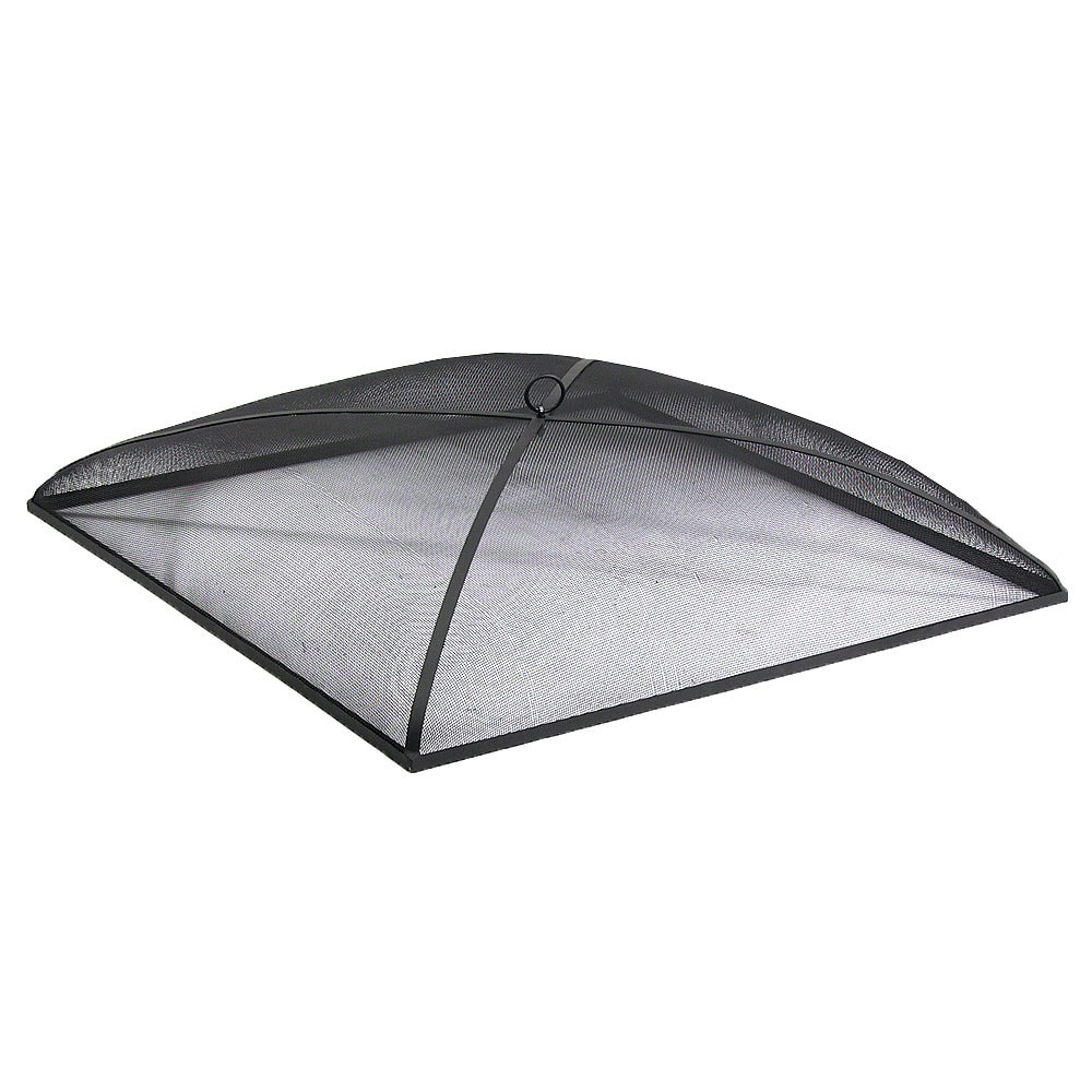 Sunnydaze Decor KF-SQS36 36-in Black Steel Fire Pit Spark screen
