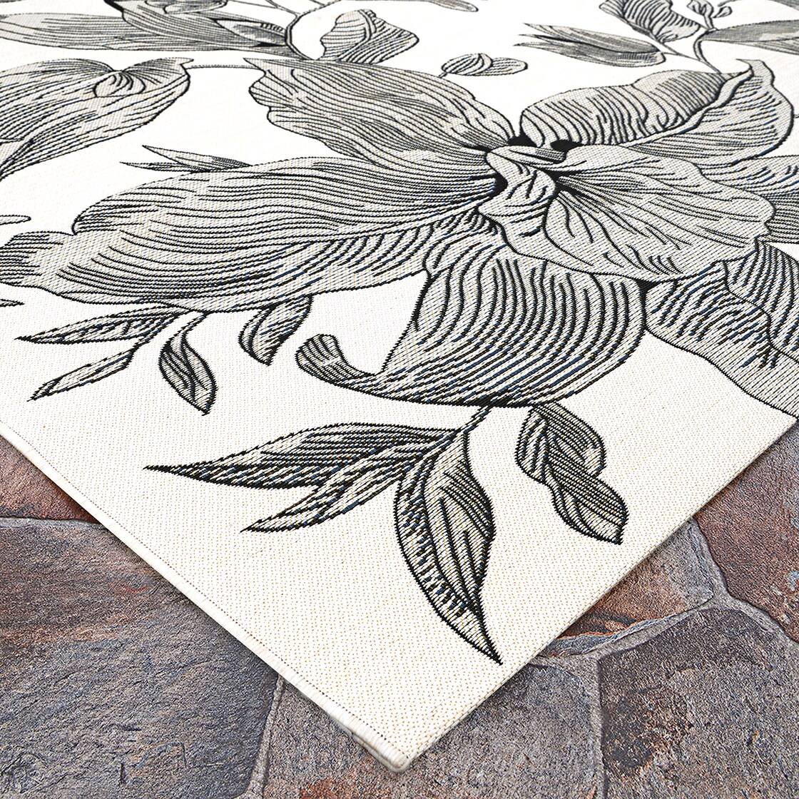 Couristan Dolce 2 x 4 (ft) Flatweave Polypropylene Snow Rectangular ...