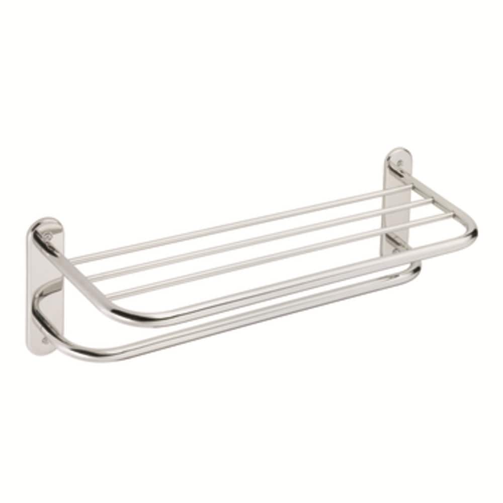 Moen 5208-241PS Stainless Steel 24-in Polished stainless steel Wall mount Single Towel Bar