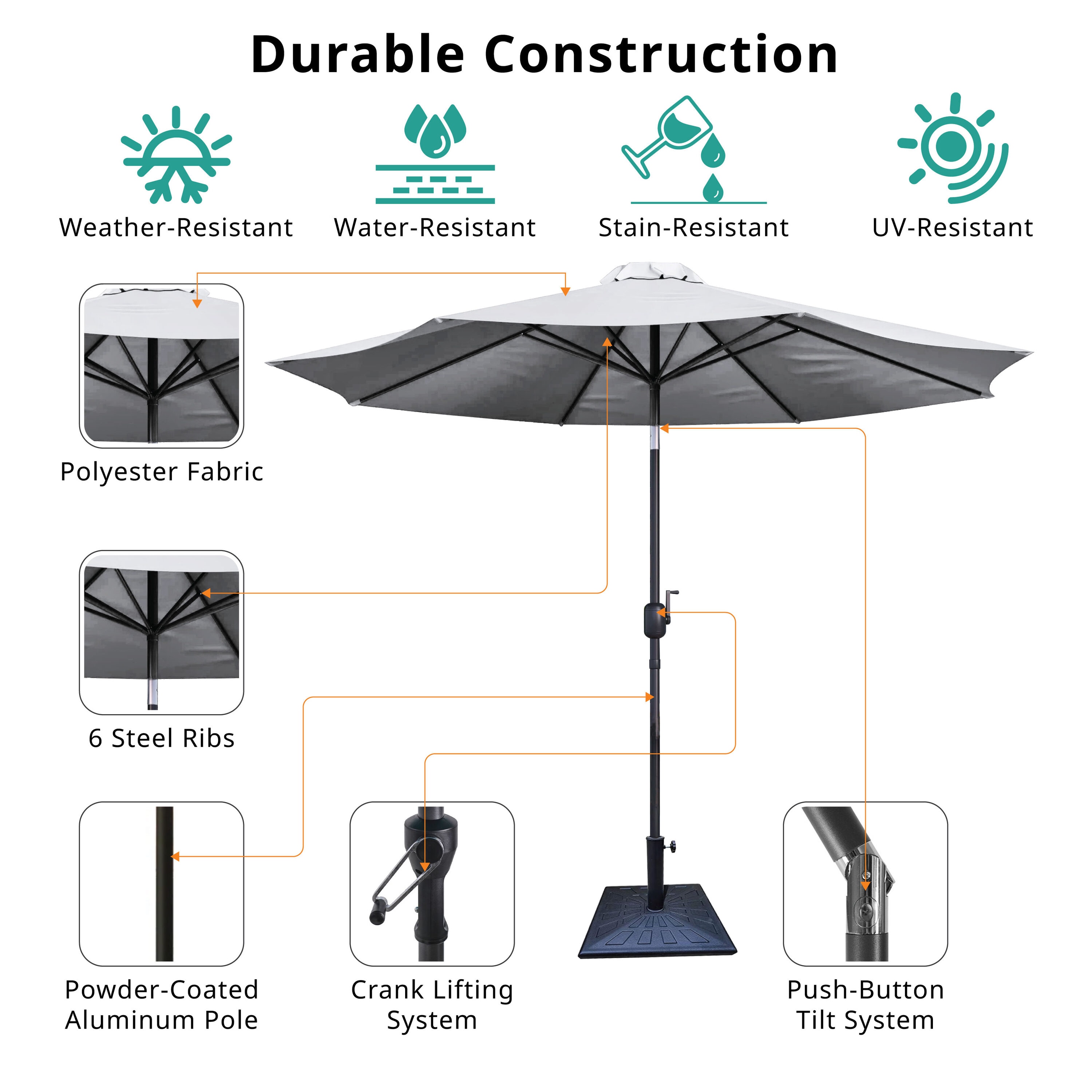 CESICIA PB-AM-08 Umbrellas-2 - View #2