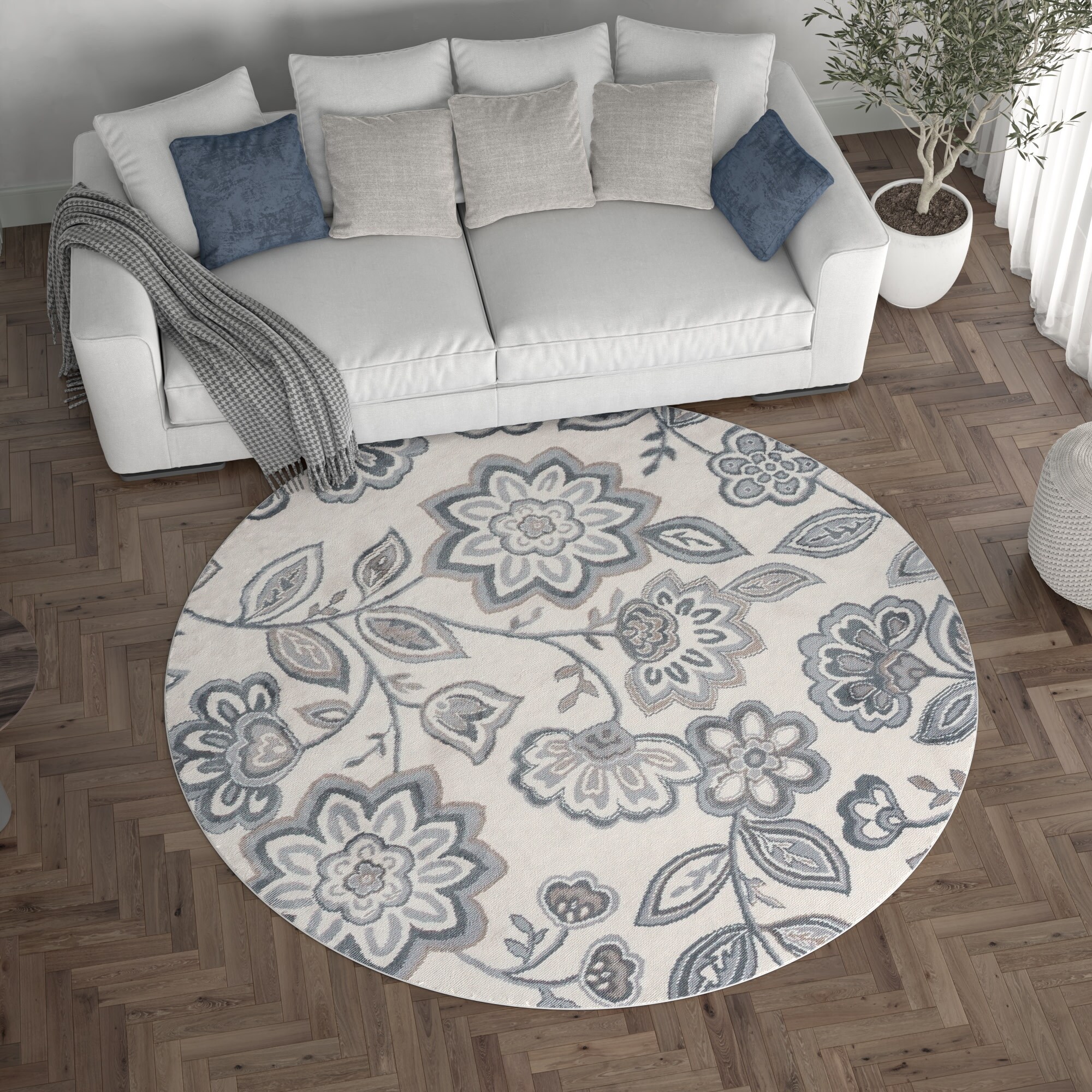 Tayse MDN3417 6RND rugs - View #5