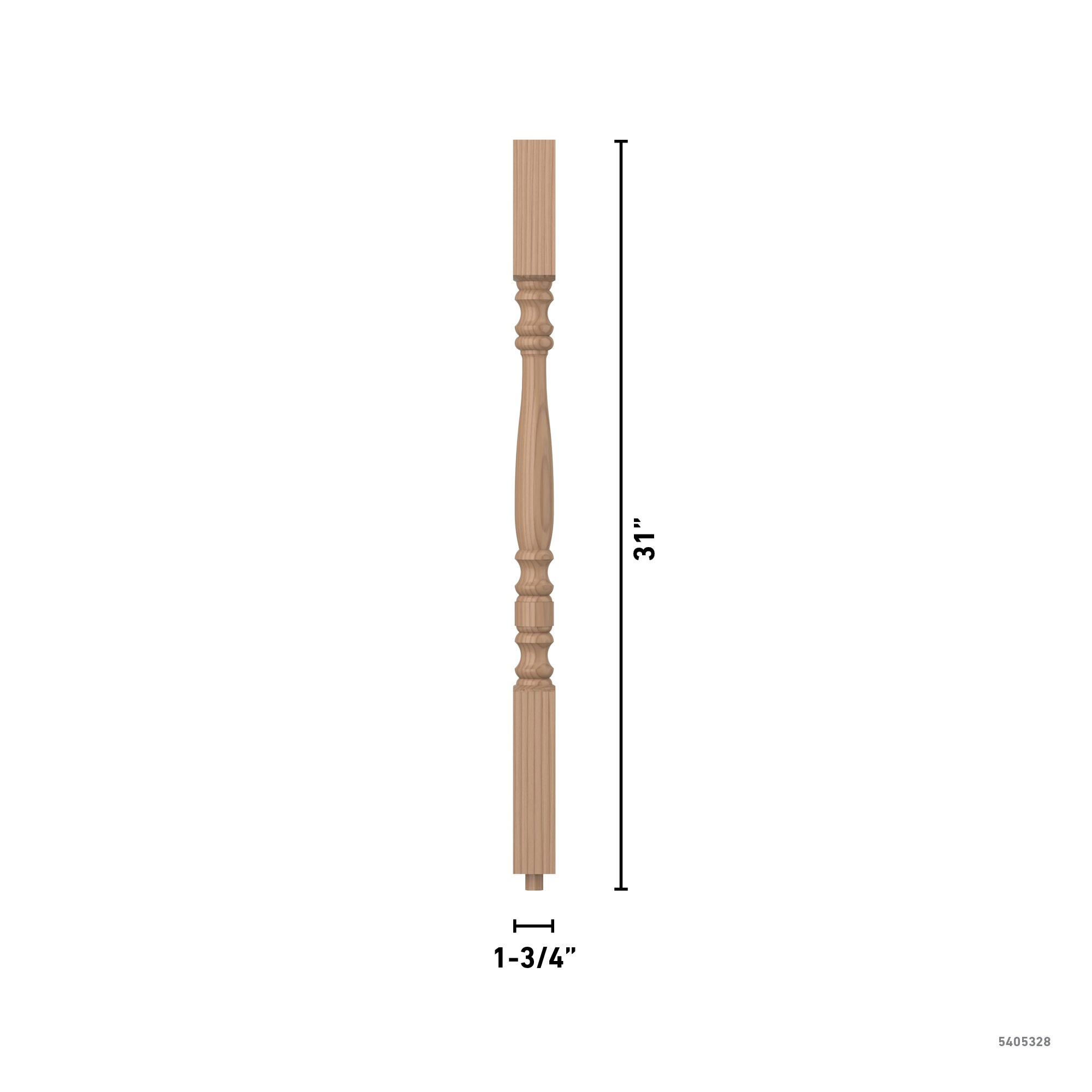 L.J. Smith Stair Systems S-5105-P 31 Interior-Stairpart-Balusters - View #4