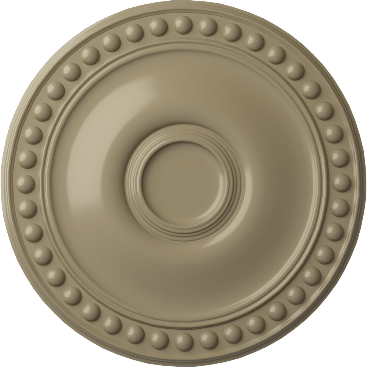 Ekena Millwork CM19FOGDF Foster 19.125-in W x 19.125-in L Painted Gobi Desert Polyurethane Whole Ceiling Medallion