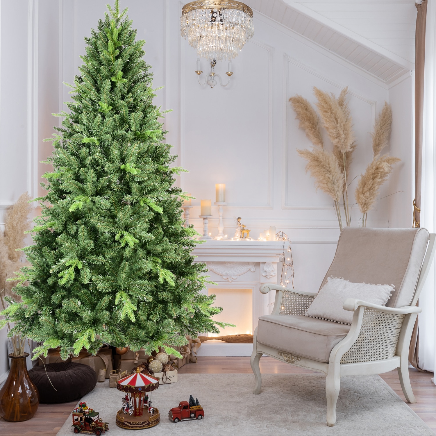 WELLFOR CM-HGY-23487US Artificial-Christmas-Trees - View #10