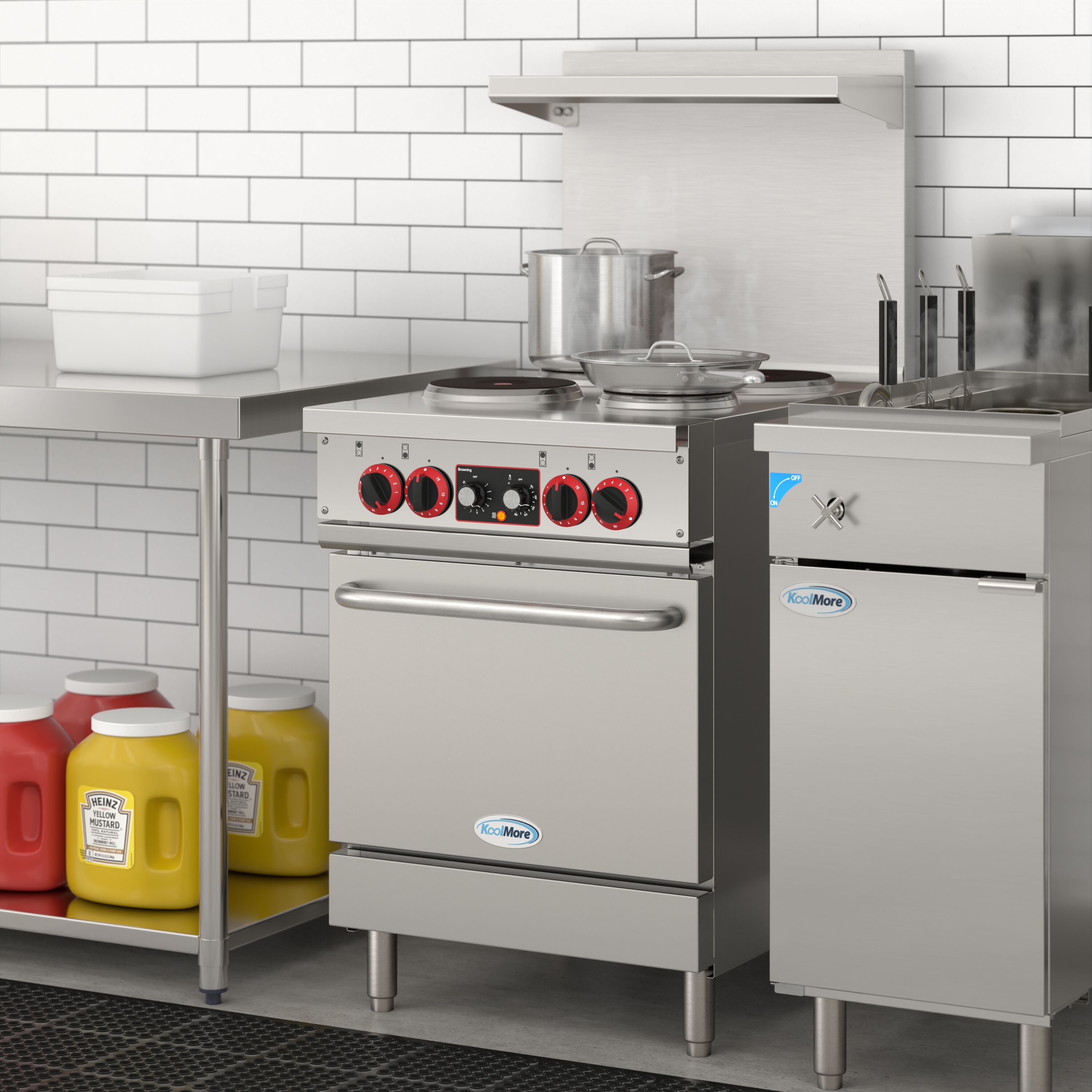 KoolMore LOW-KM-CR24-E Freestanding-Electric-Ranges - View #3