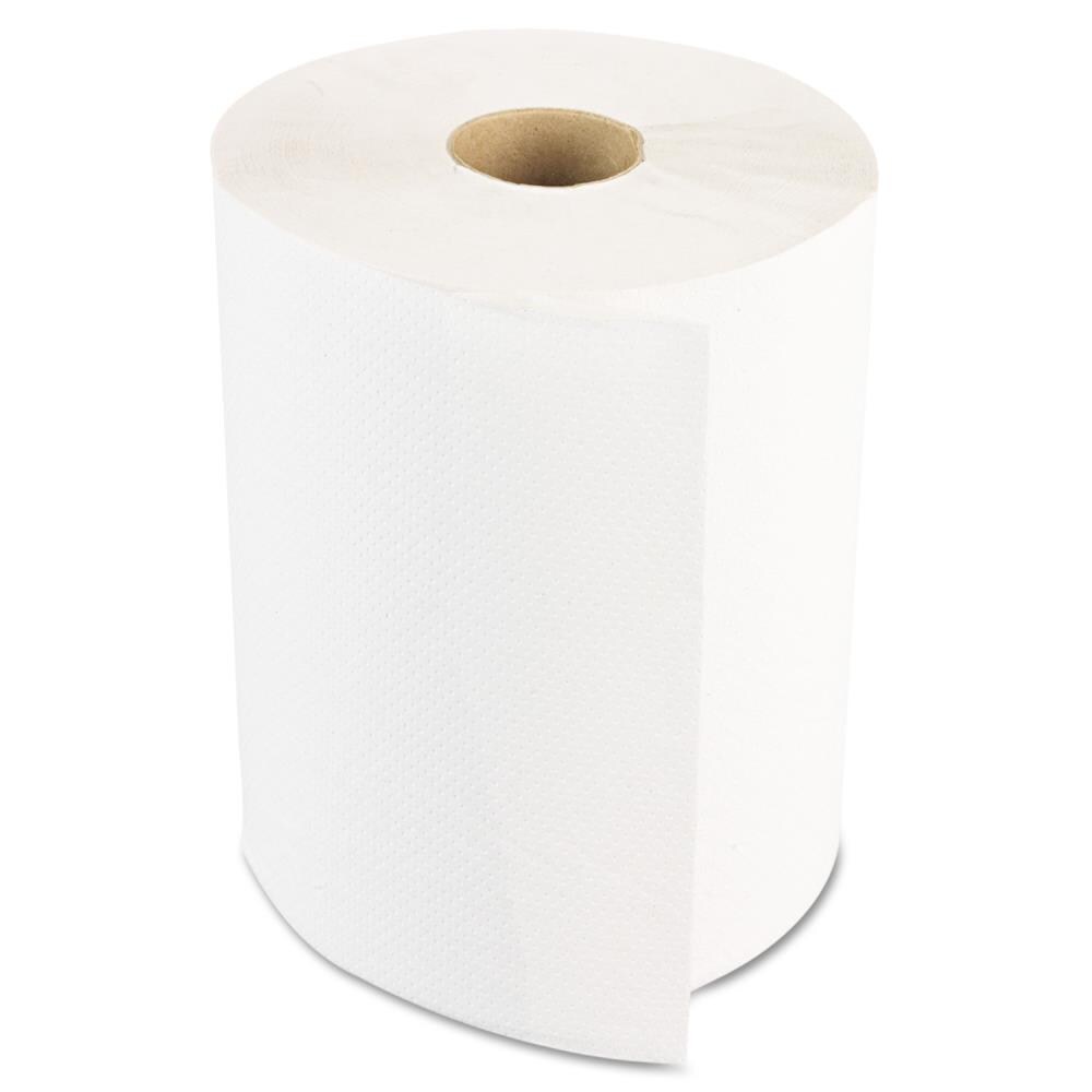 Tork Advanced Hardwound Roll Towel, One-Ply, 7.88 x 600 ft, White, 12 Rolls/Carton