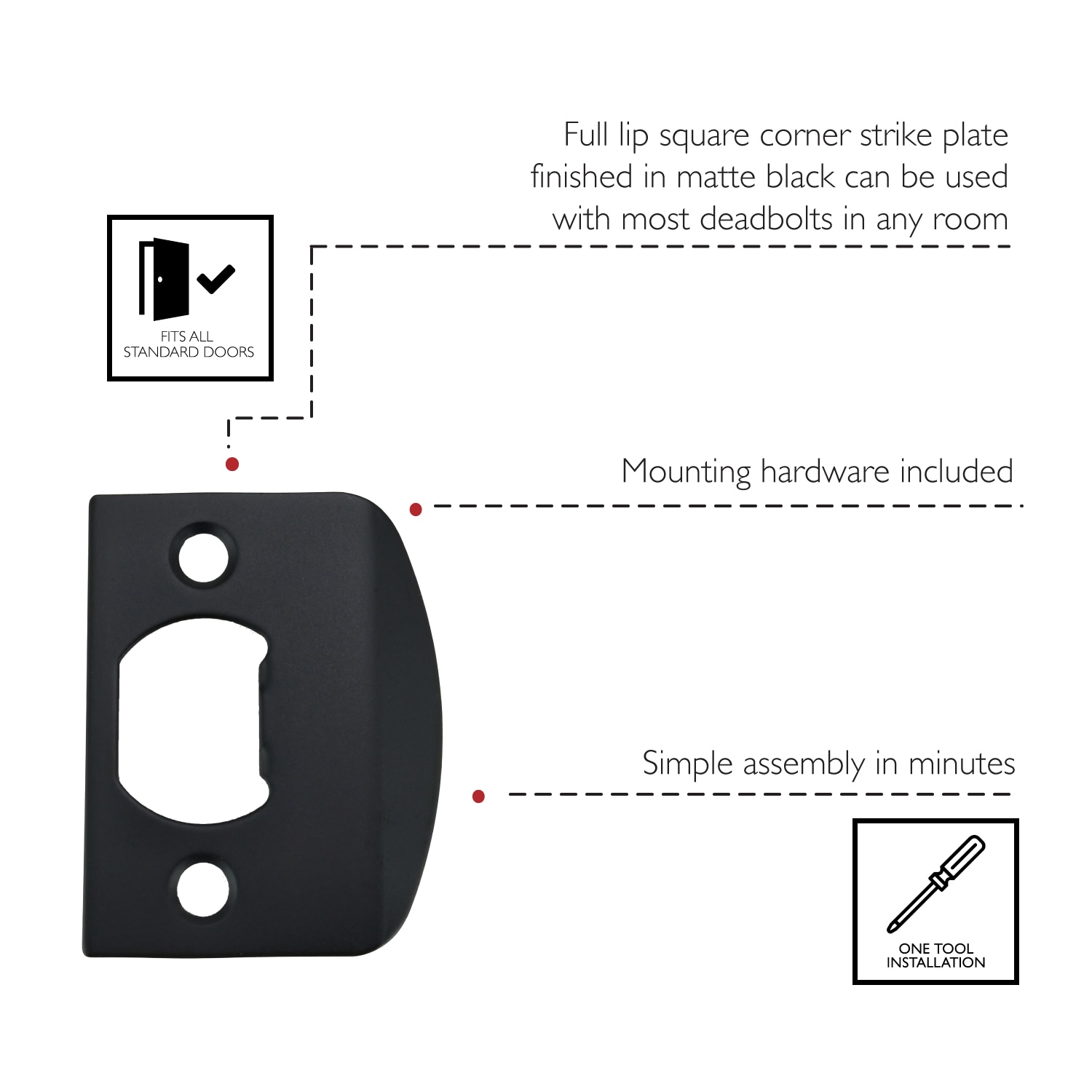 Design House 779348 Entry-Door-Strike-Plates - View #7