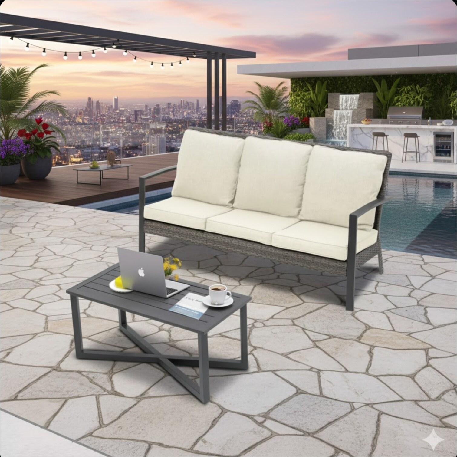 SUNCREAT C6GKGS9ANCB7 Patio-Conversation-Sets - View #8