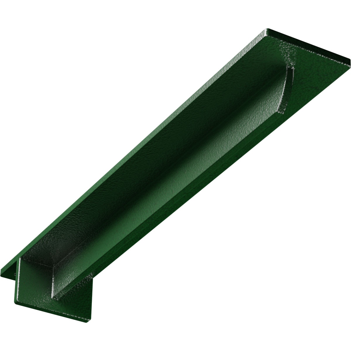 Ekena Millwork BKTM03X18X02HEHDG Heaton Hidden 18-in x 3-in x 2-in Green Steel Countertop support bracket