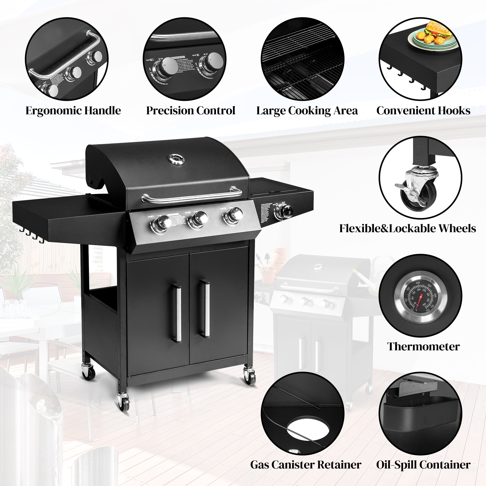 Winado LO1G57000761 Gas-Grill - View #4