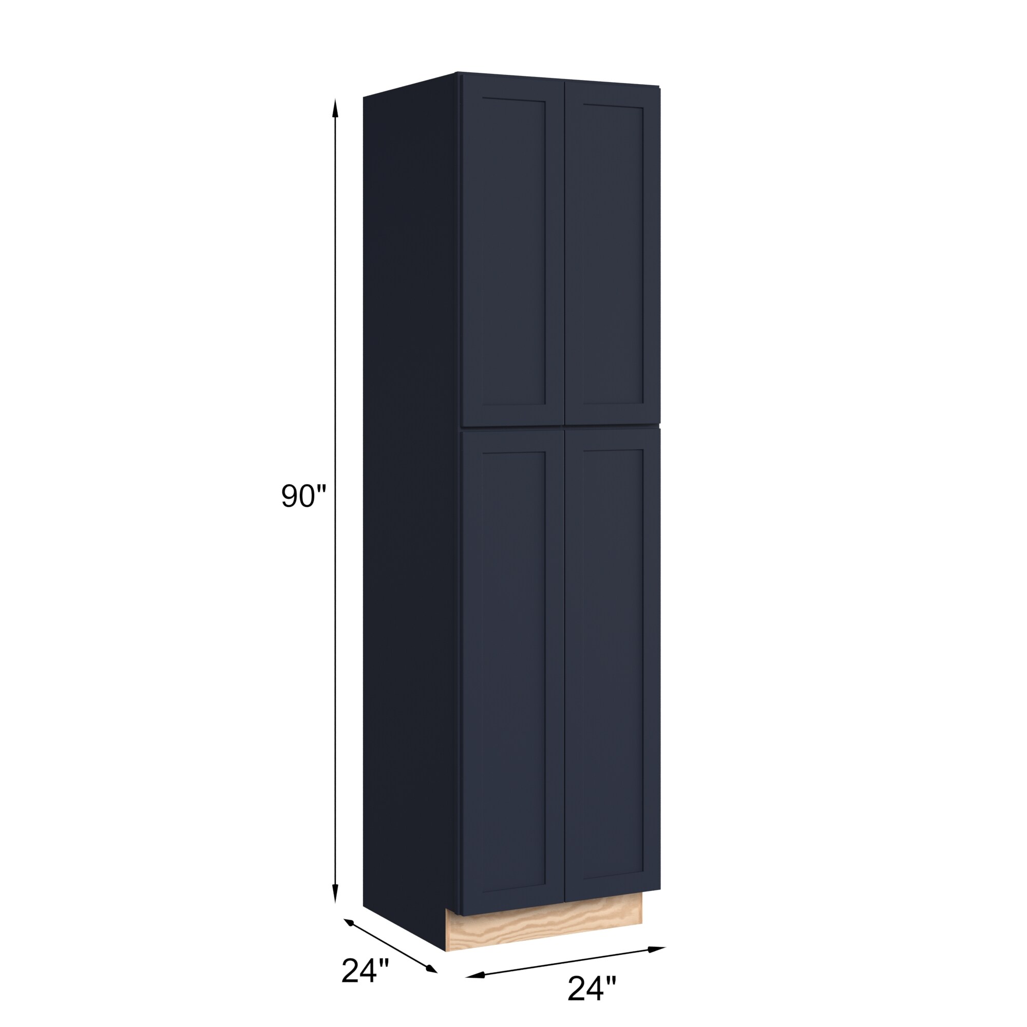 KraftMaid Momentum U242490.ET.SHG77 Cabinets-Kitchen - View #3