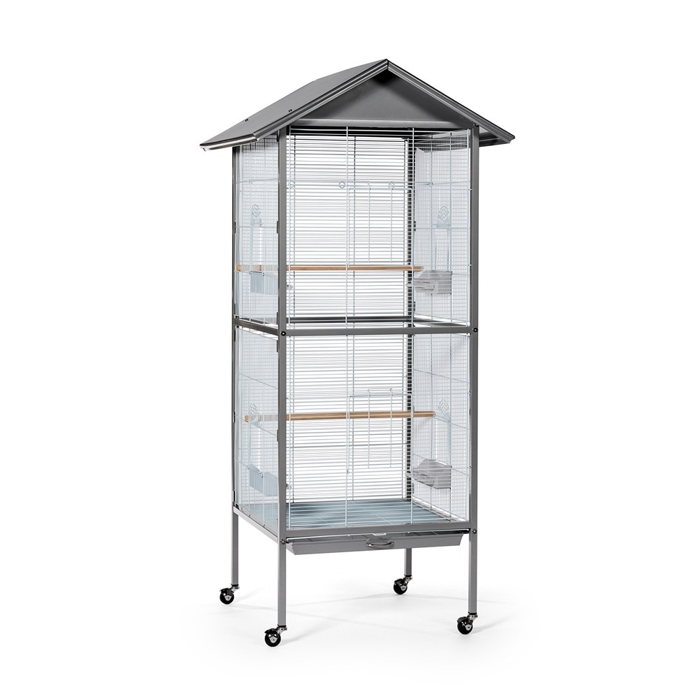 Prevue 1 -Count Pearl Grey Protective cage
