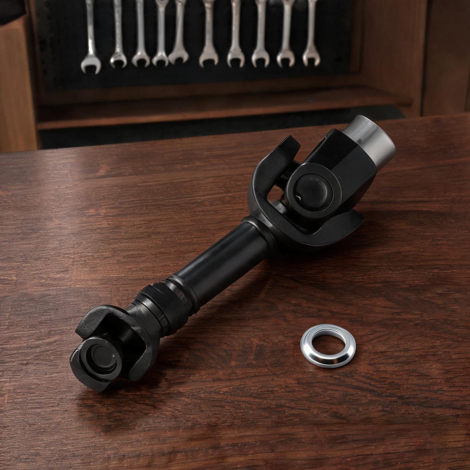 Watnature 08ZVO4QIFOOS Black Automobile and Motorcycle Transmission with Adjustable Design and adjustable length
