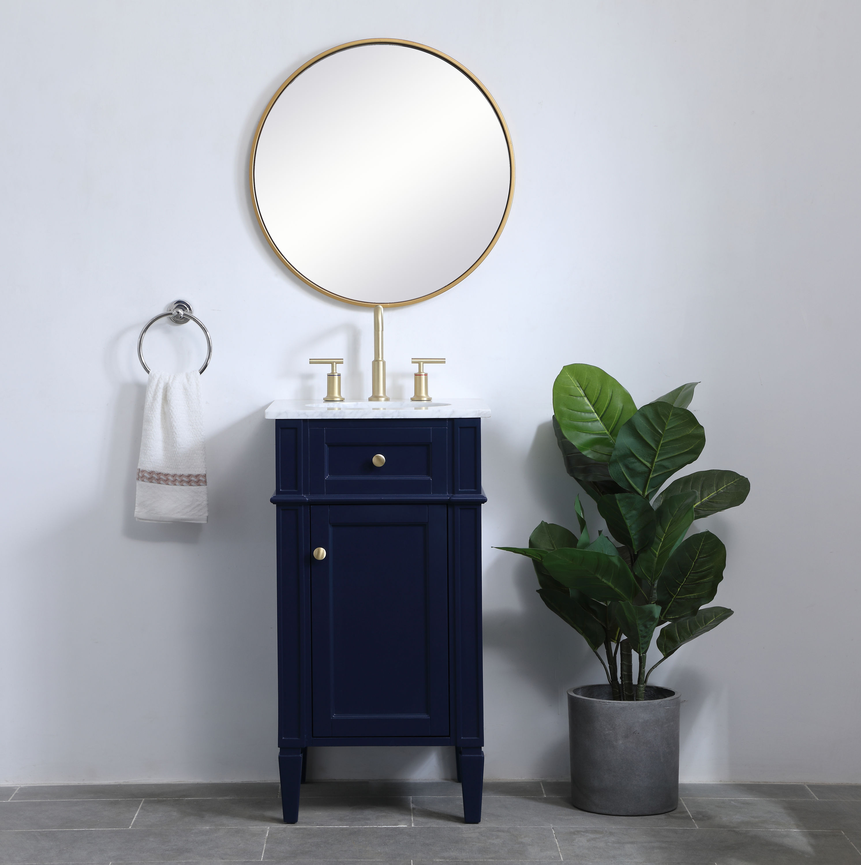 Elegant Decor HF37554BL Bath-Vanity-Combo - View #7