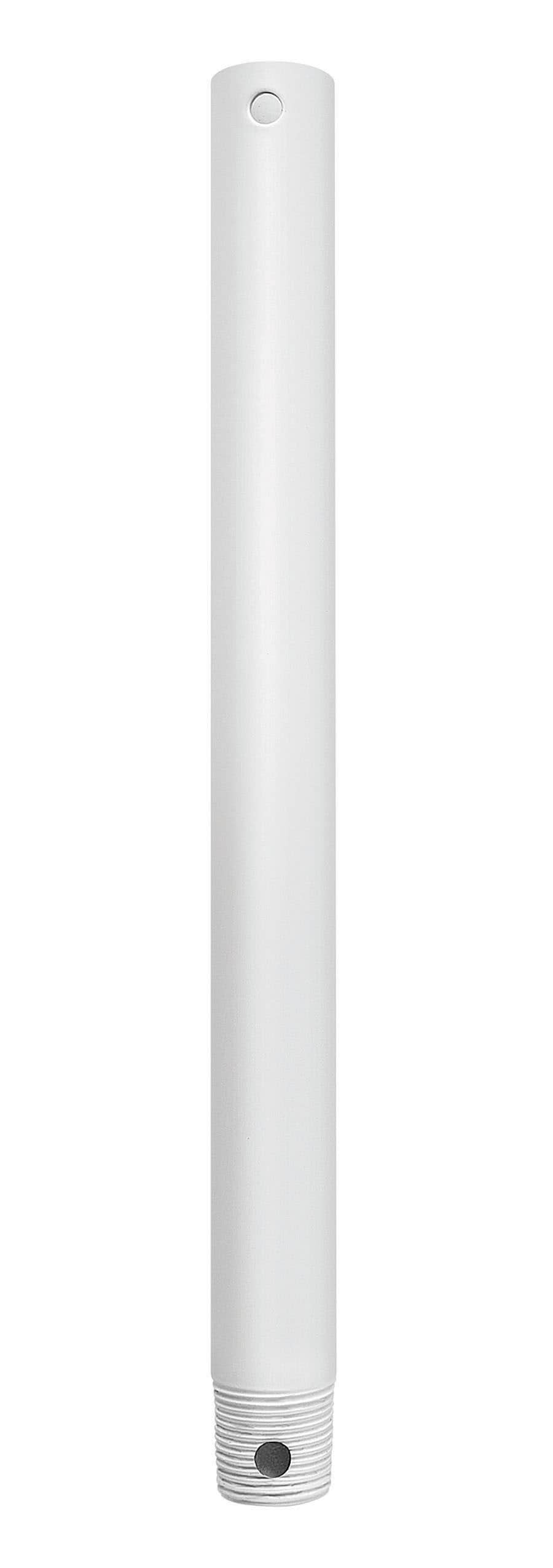 Hinkley 990012FMW Downrod Universal 12-in Matte White Steel Indoor/Outdoor Angle Mount Capable Ceiling Fan Downrod